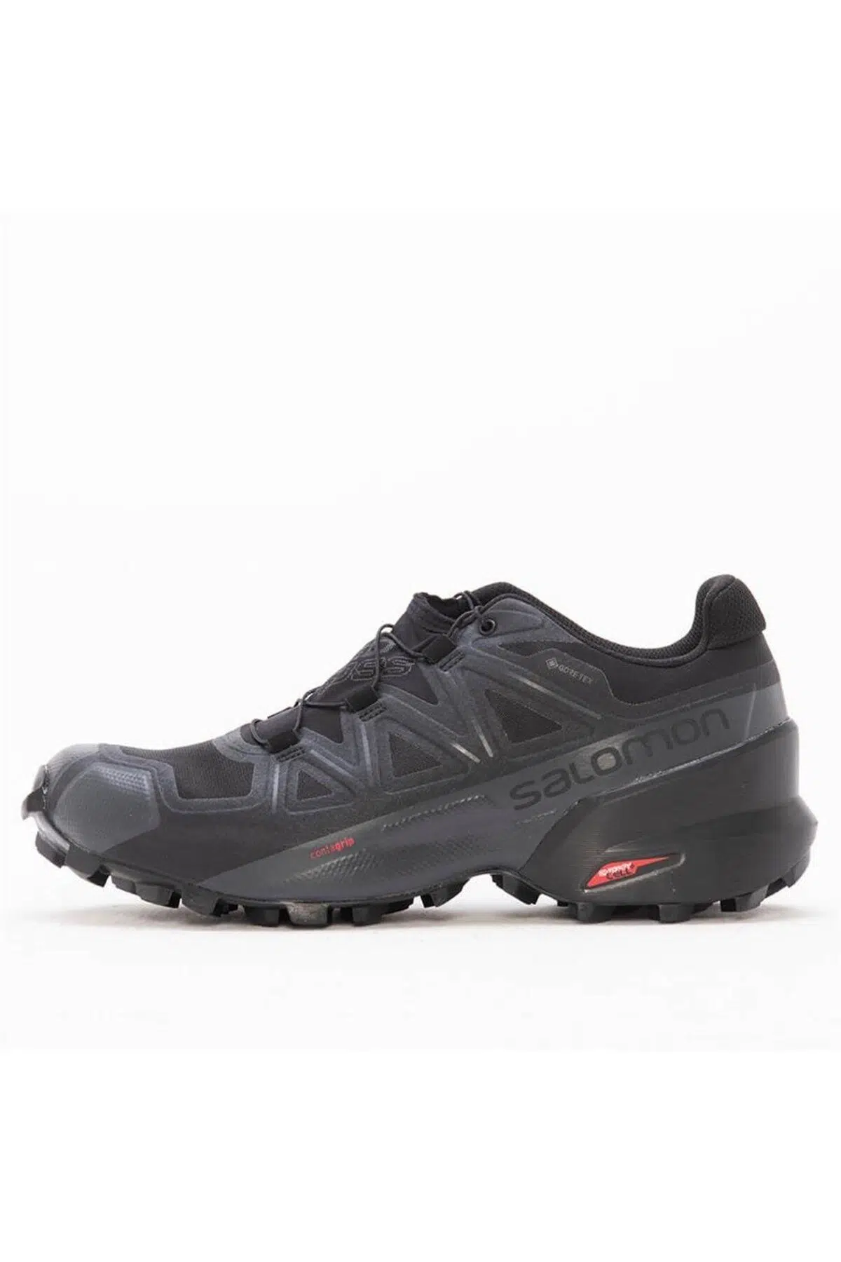 Salomon Speedcross 5 Gore Tex Erkek Hızlı Bağcıklı Outdoor Koşu Ayakkabısı Siyah