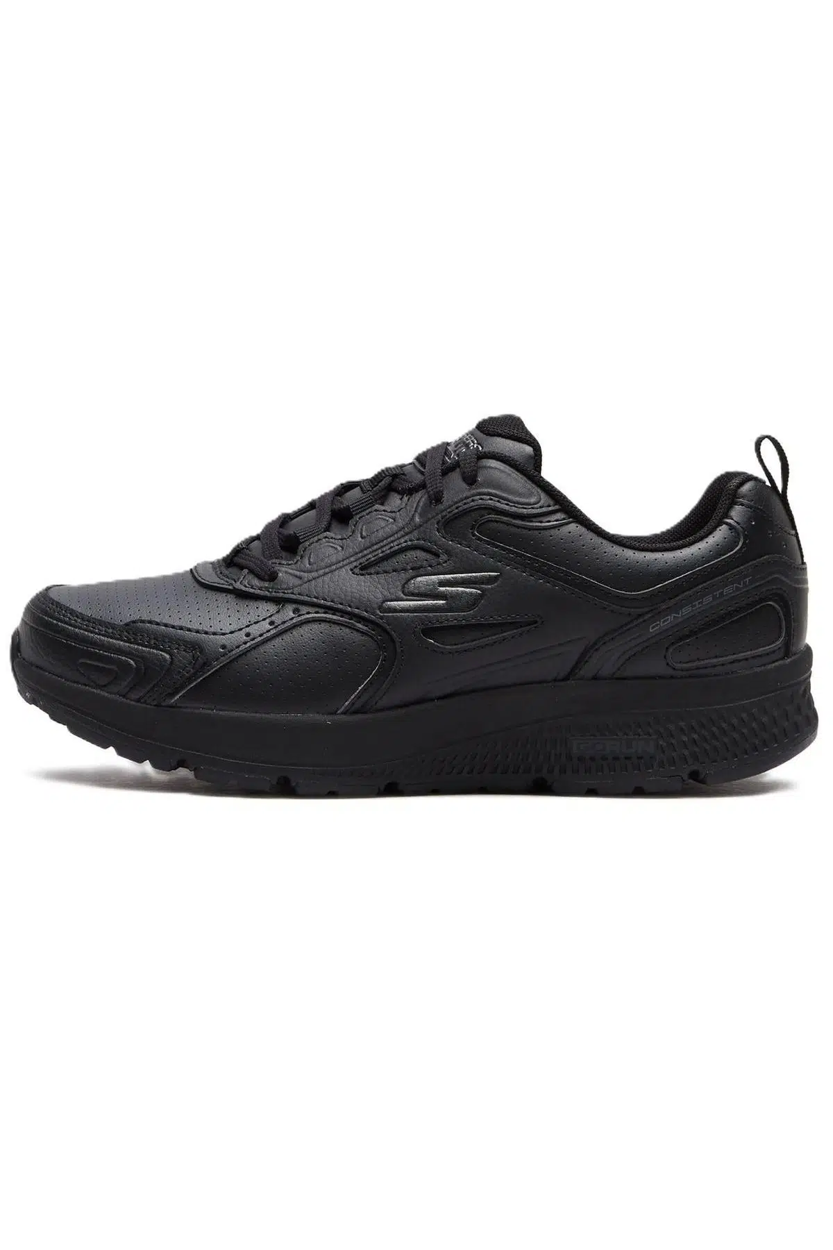 Skechers Go Run Consistent-Broad Spe Leather Womens Walking Black Kadın Yürüyüş Ayakkabısı Siyah