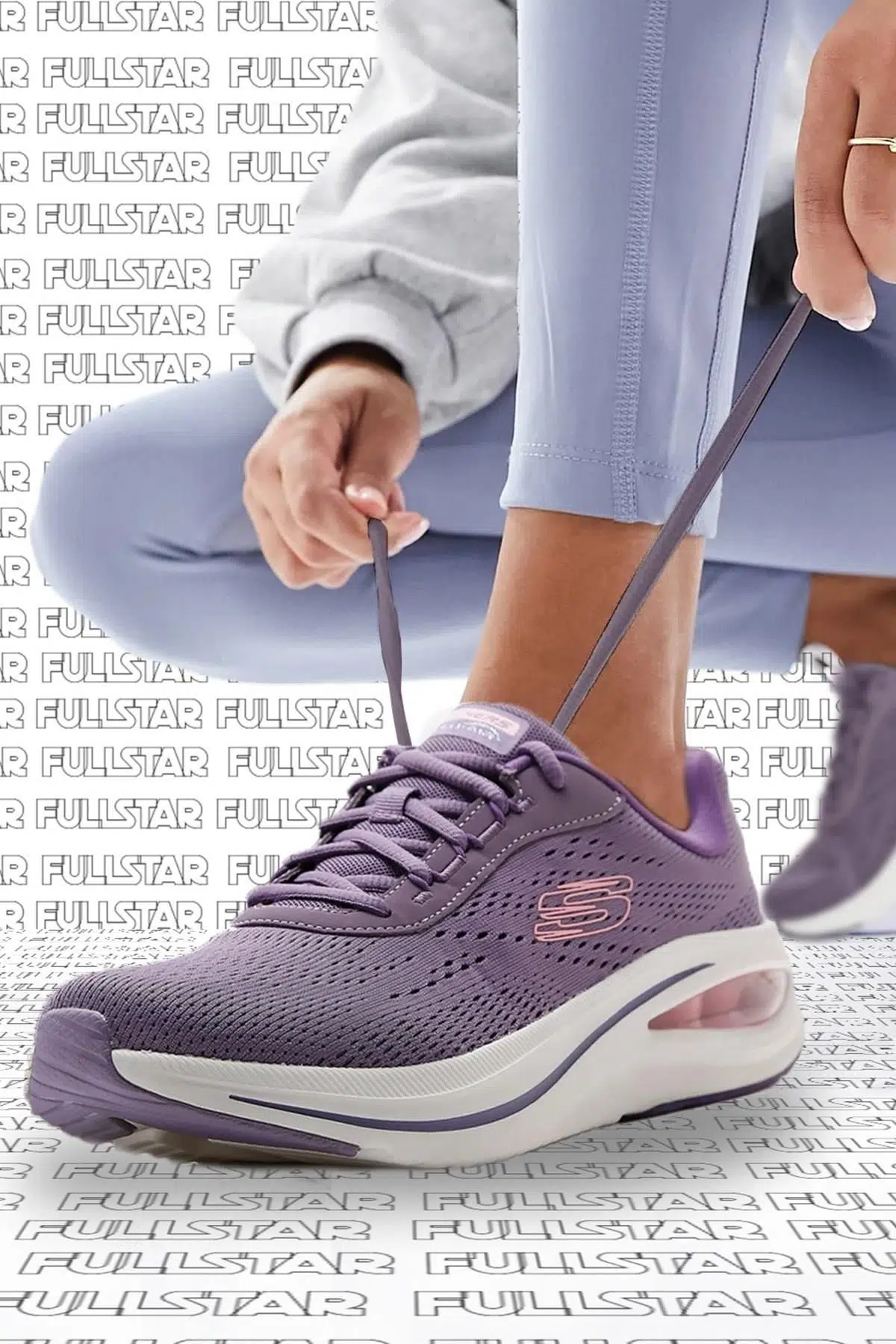 Skechers Air Meta Memory Foam Purple Günlük Kadın Spor Ayakkabı Hafızalı Taban Mor