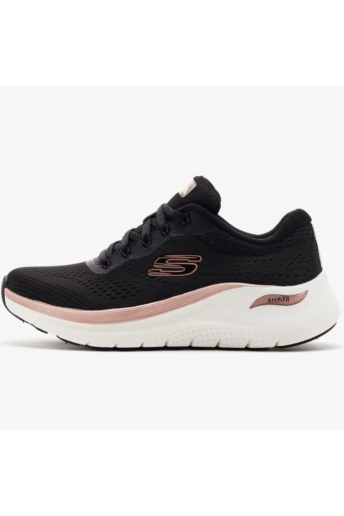 Skechers Arch Fit 2.0 Glow The Distance Womens Sneaker Kadın Günlük Spor Ayakkabı Siyah