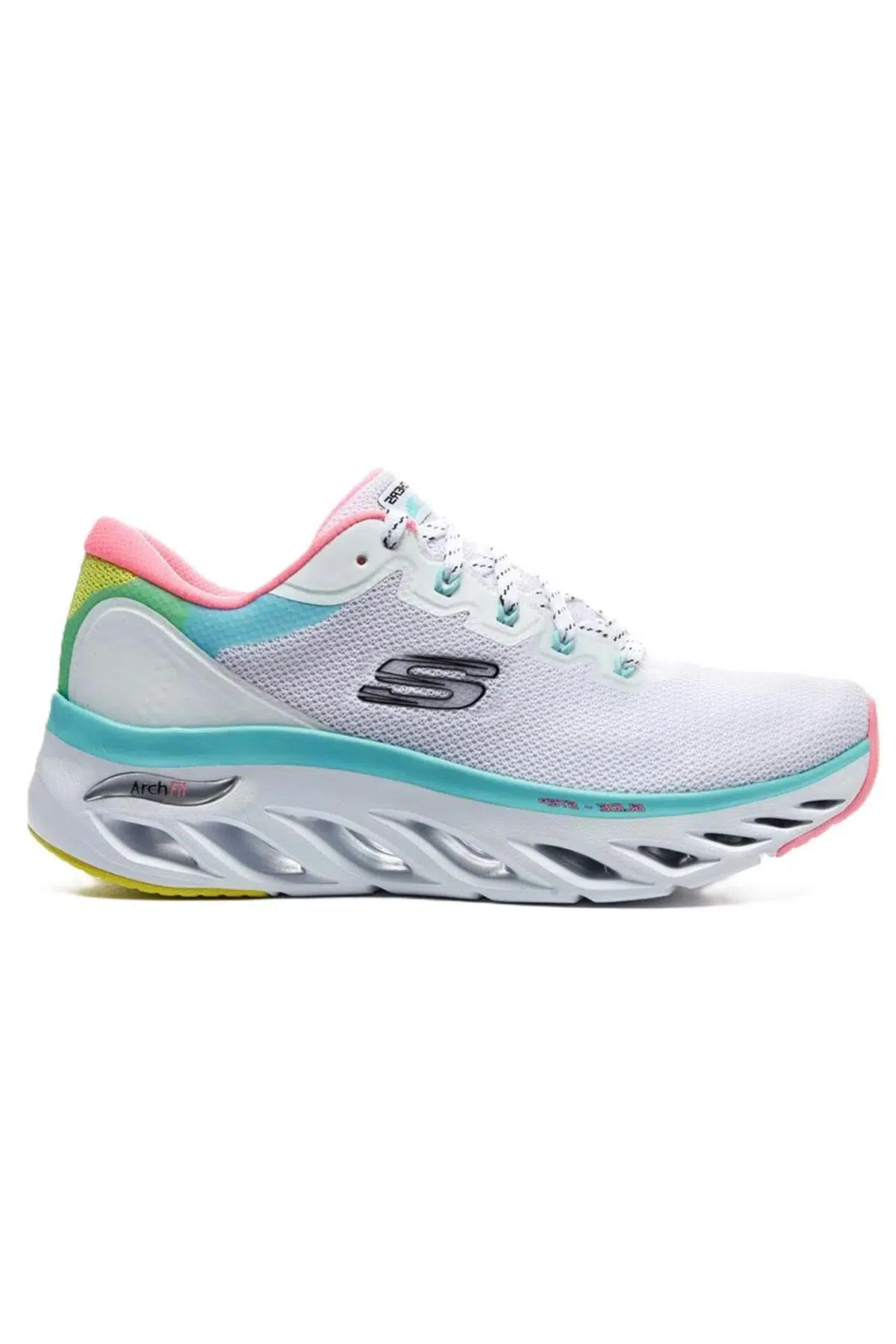 Skechers Arch Fit Glide-Step-Highlight Womens Sneaker Kadın Günlük Spor Ayakkabı Beyaz