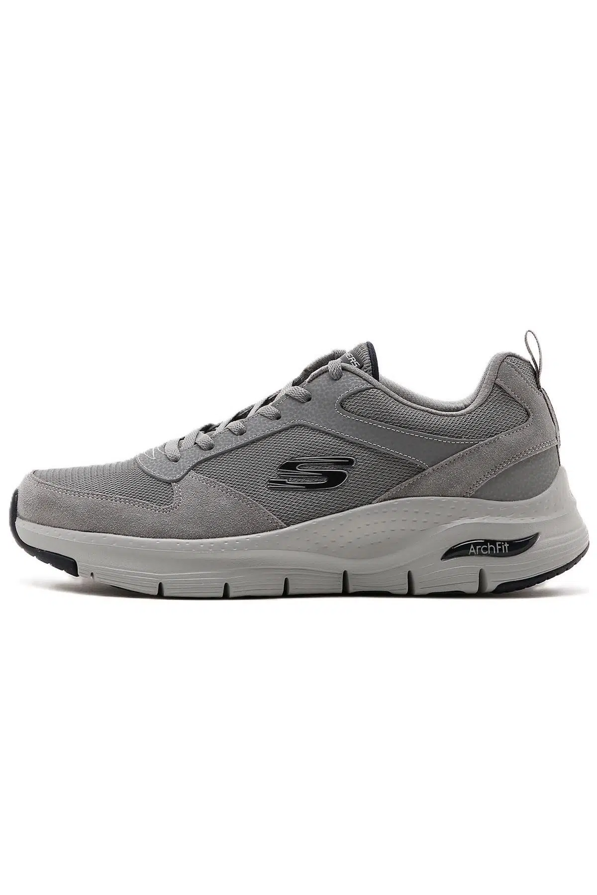 Skechers Arch Fit Servitica Gri Erkek Günlük Spor Ayakkabı 