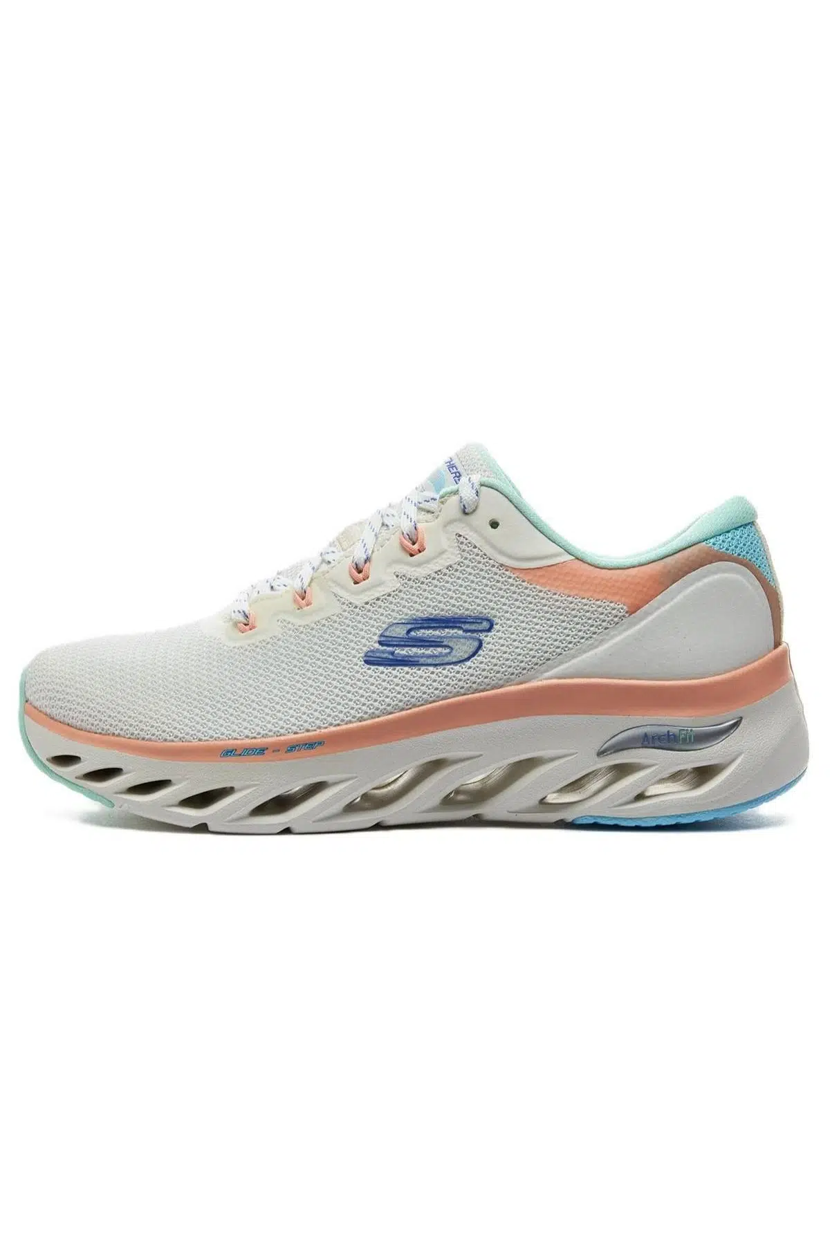 Skechers Arch Fit Glide-Step-Highlight Womens Sneaker Kadın Günlük Spor Ayakkabı Krem