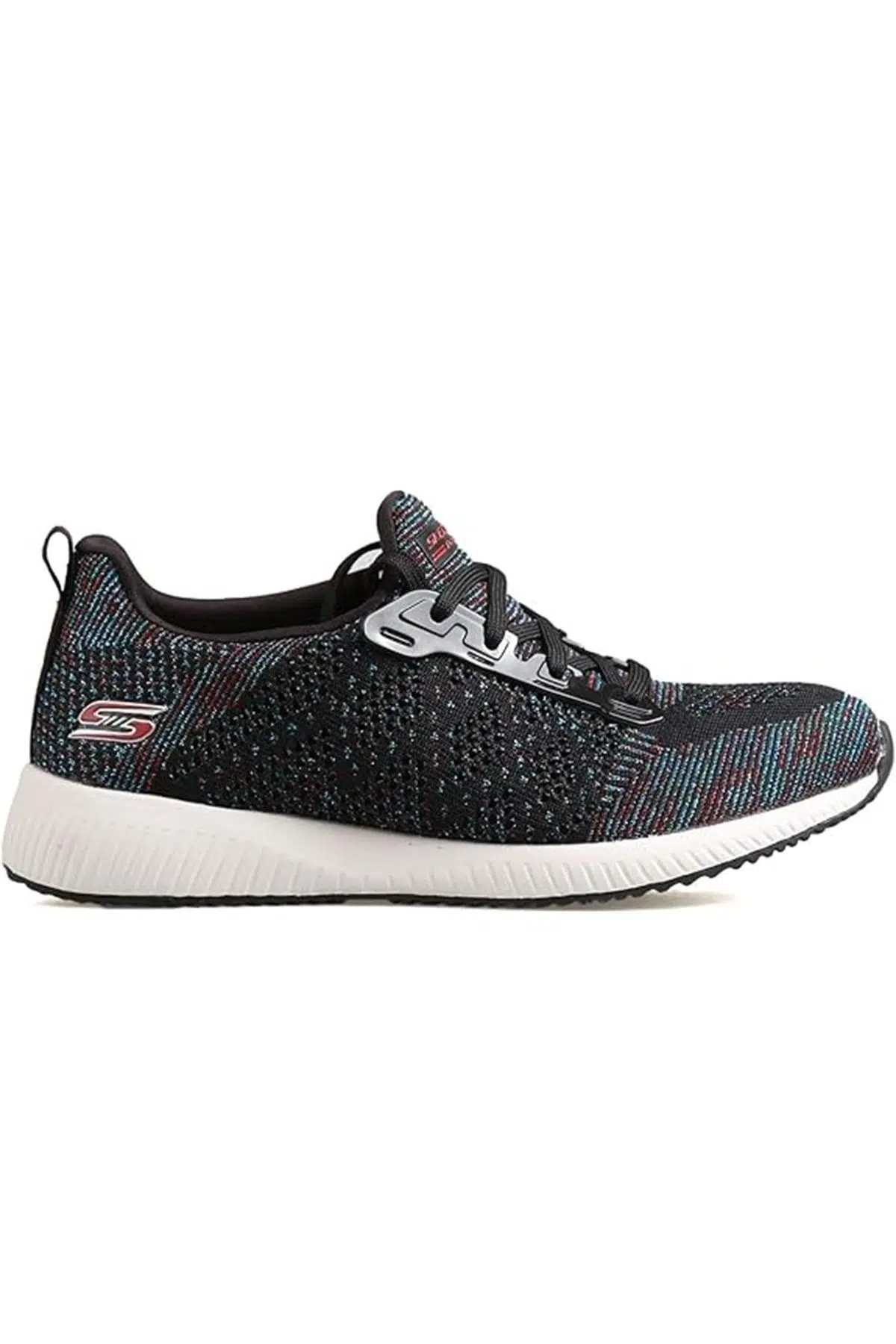 Skechers Bobs Squad Pop Color Memory Foam Womens Sneaker Hafızalı Taban Kadın Günlük Spor Ayakkabı Siyah