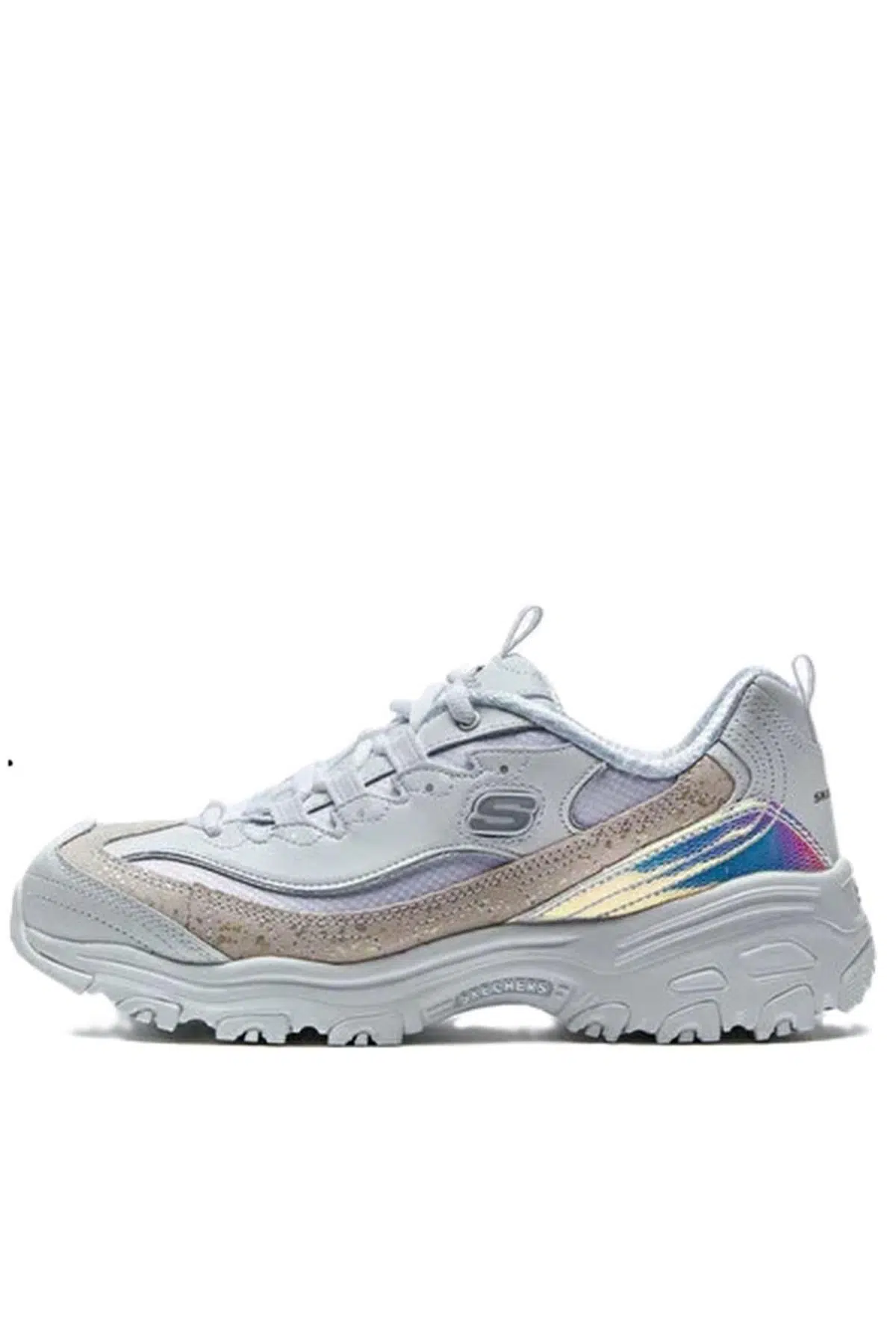 Skechers D 'Lites Luminous Range Fan Memory foam Hafızalı Taban Beyaz Günlük Kadın Spor Ayakkabı