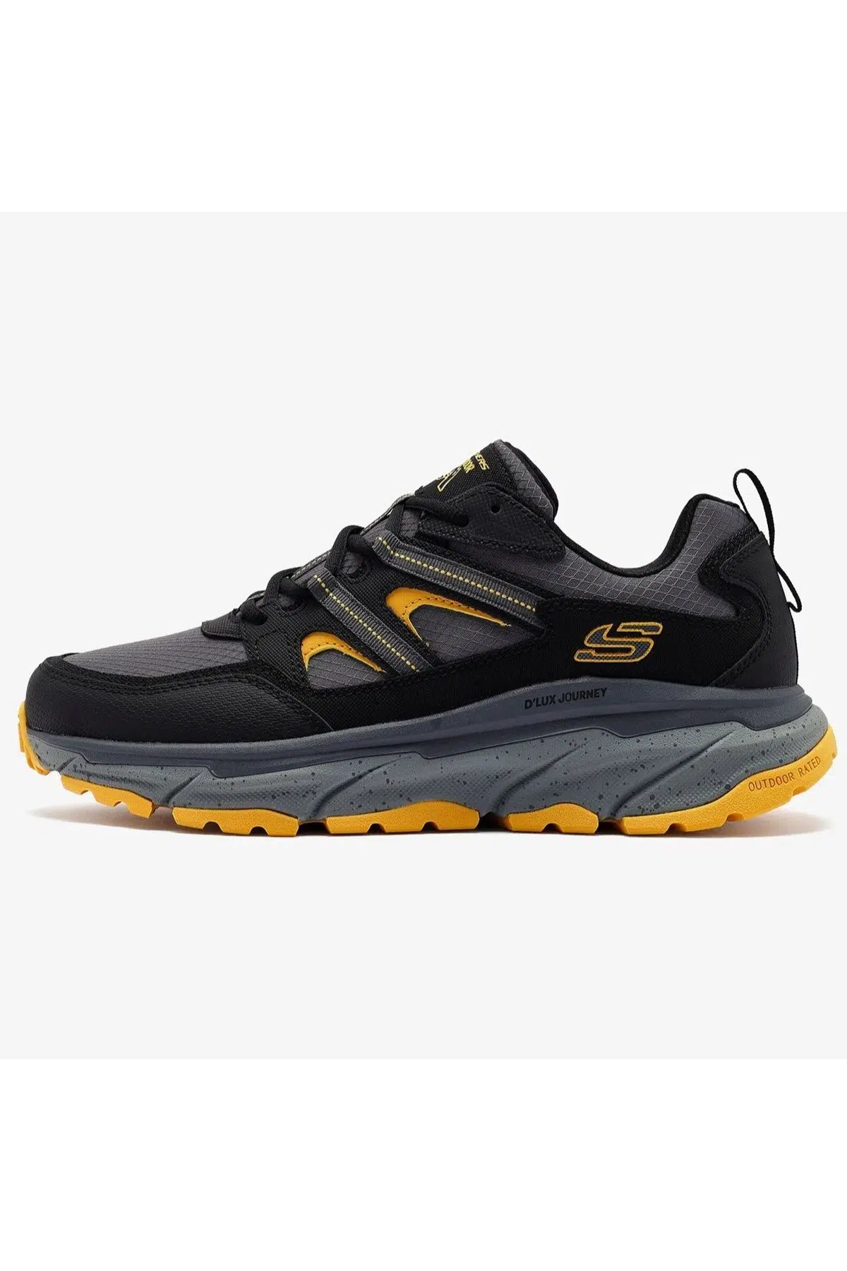 Skechers D'Lux Journey Memory Foam Leather Mens Outdoor Shoes Hafızalı Taban Hakiki Deri Erkek Outdoor Ayakkabı Gri