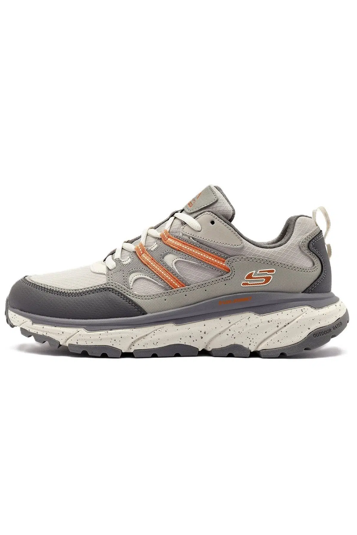 Skechers D'Lux Journey Memory Foam Leather Womens Outdoor Shoes Hafızalı Taban Hakiki Deri Kadın Outdoor Ayakkabı Gri 