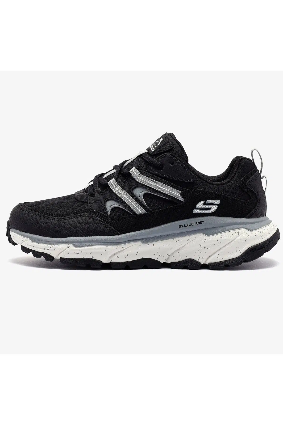Skechers D'Lux Journey Memory Foam Leather Womens Outdoor Shoes Hafızalı Taban Hakiki Deri Kadın Outdoor Ayakkabı Siyah