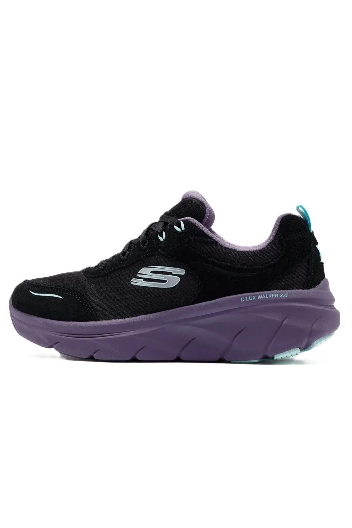 Skechers D'Lux Walker 2.0-Autumn Memory Foam Leather Womens Walking Shoes Hakiki Deri Hafızalı Taban Kadın Yürüyüş Ayakkabısı Siyah