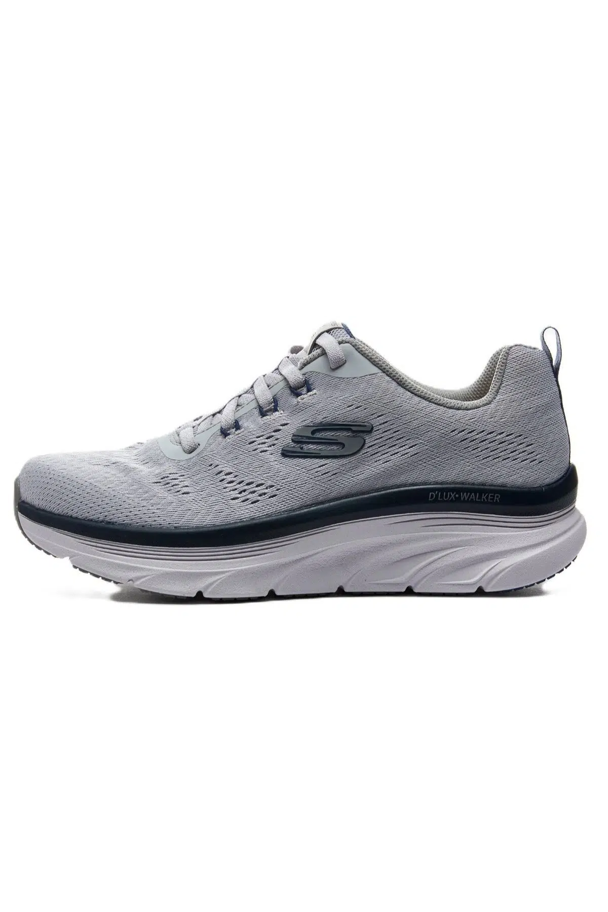 Skechers D'Lux Walker-Commuter Memory Foam Mens Walking Shoes Hafızalı Taban Erkek Yürüyüş Ayakkabısı Gri