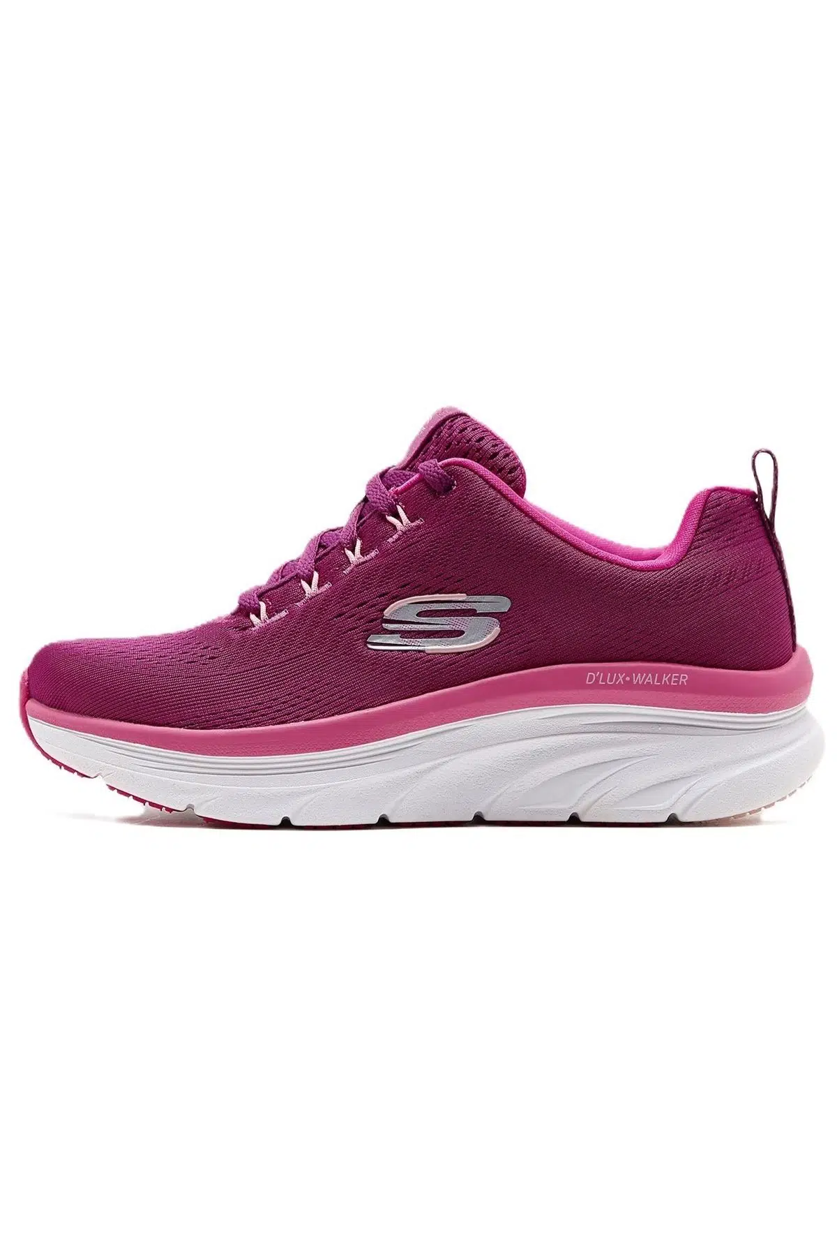 Skechers D'Lux Walker-Fresh Finesse Memory Foam Womens Sneaker Hafızalı Taban Kadın Günlük Spor Ayakkabı Mor
