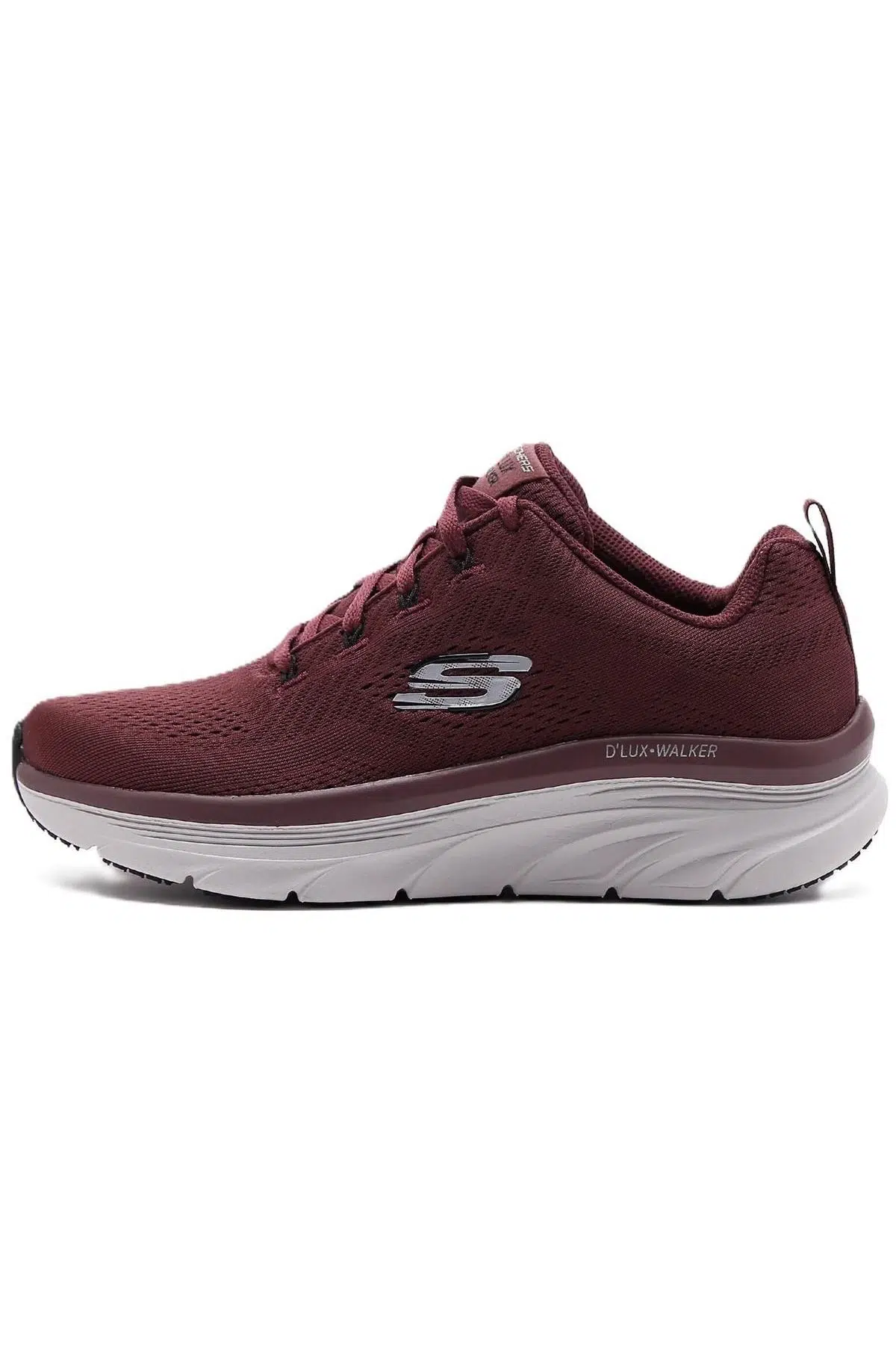 Skechers D'lux Walker-Meerno Memory Foam Hafızalı Taban Erkek Bordo Günlük Spor Ayakkabı