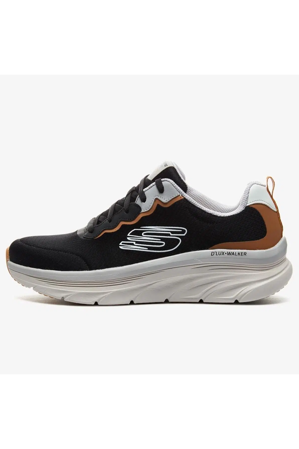 Skechers D'Lux Walker Memory Foam Mens Sneaker Hafızalı Taban Erkek Günlük Spor Ayakkabı Siyah