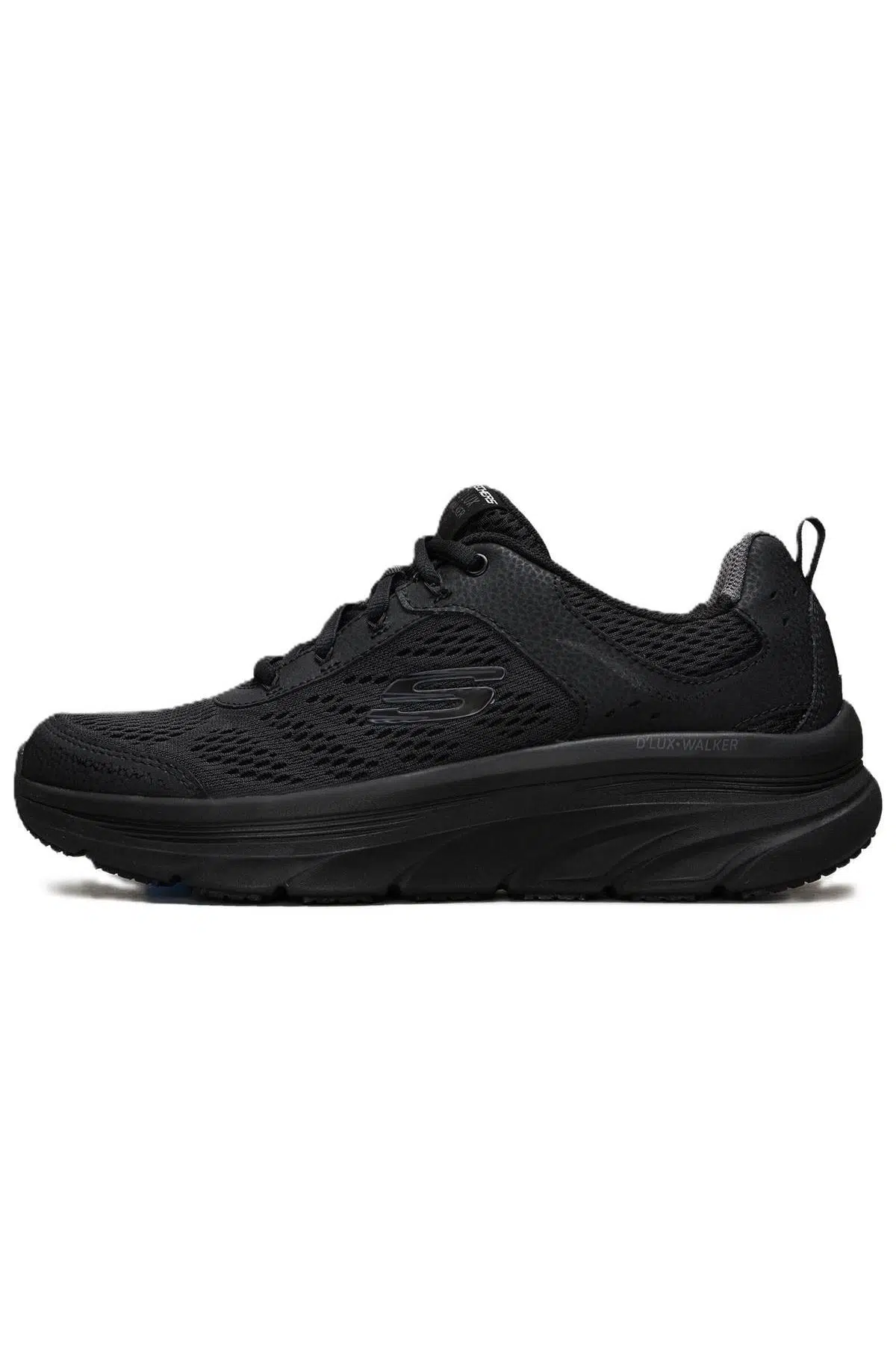 Skechers D'Lux Walker Memory Foam Sneaker Hafızalı Taban 4cm Erkek Günlük Spor Ayakkabı Siyah