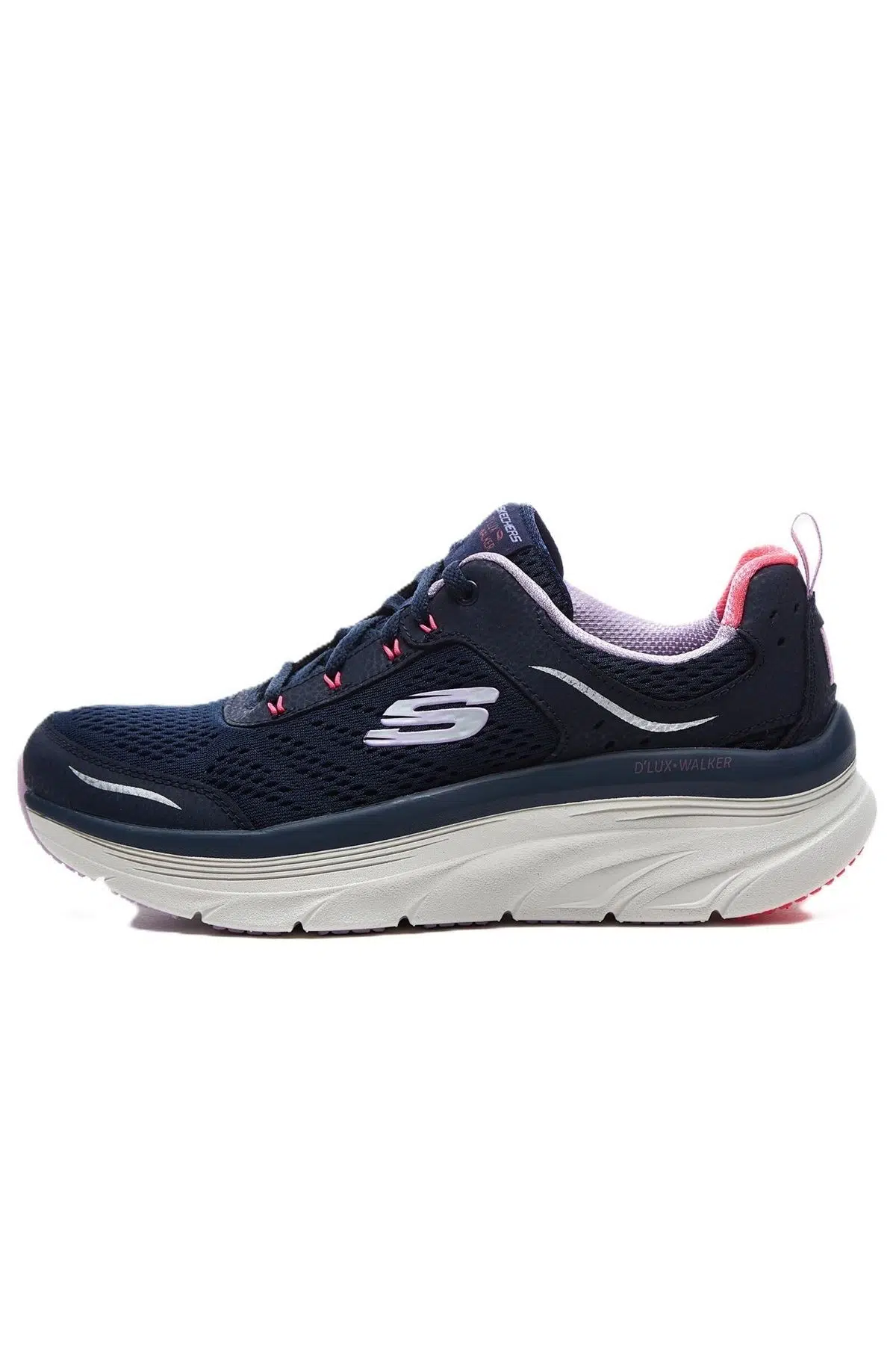 Skechers D'Lüx Walker Memory Foam Womens Walking Shoes Hafızalı Taban Kadın Yürüyüş Ayakkabısı Lacivert