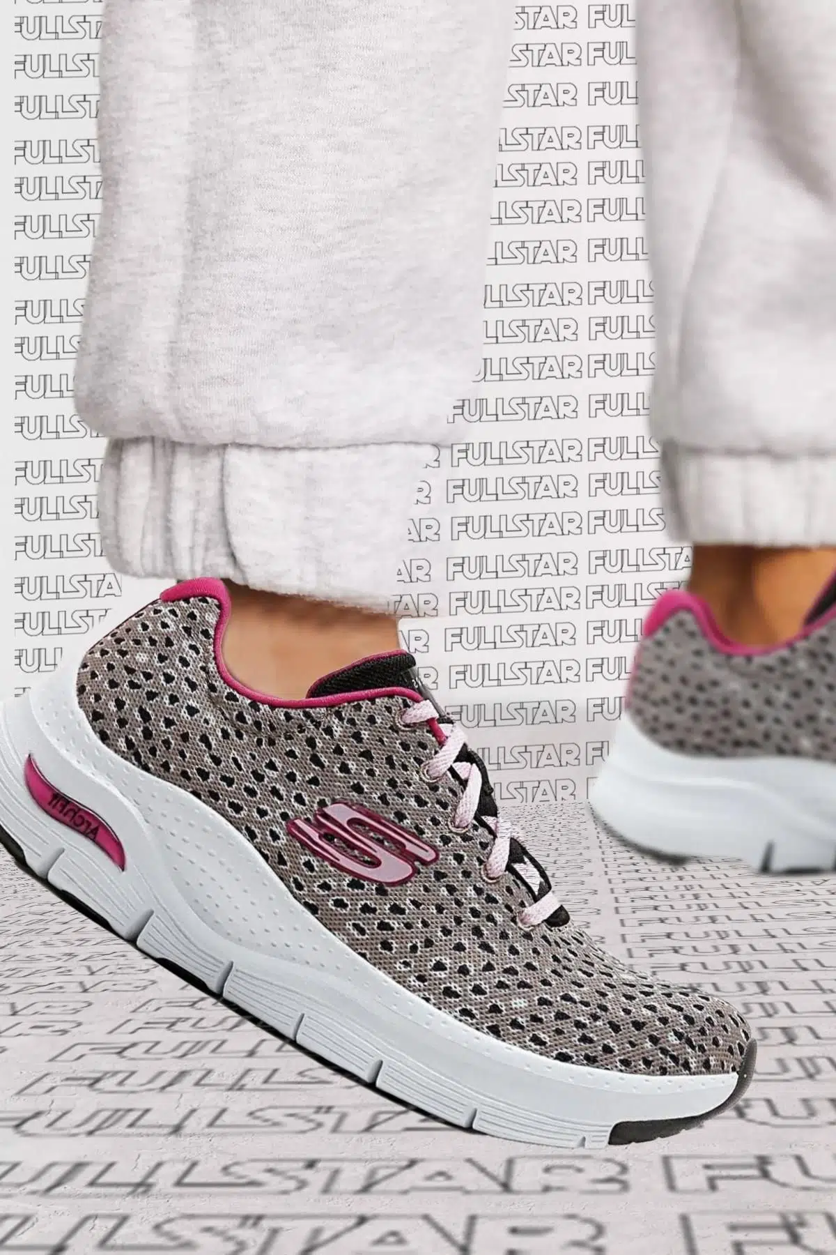 Skechers Diane Von Sprinting Spots Arch Fit Konfor Taban Günlük Spor Ayakkabı Kahverengi