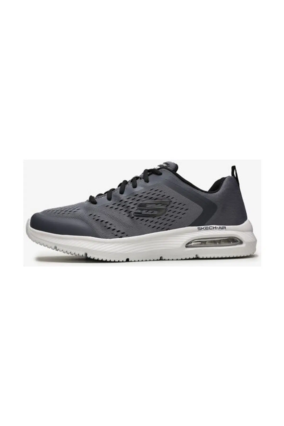 Skechers Dyna-Air Erkek Gri Spor Ayakkabı 52559 CCBK