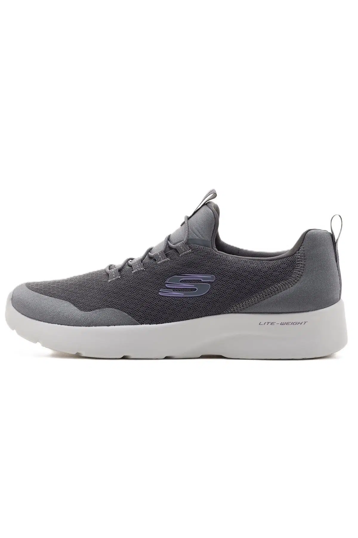 Skechers Dynamight 2.0 Real Smooth Memory Foam Womens Sneaker Hafızalı Taban Lastik Bağcıklı Kadın Günlük Ayakkabı Gri