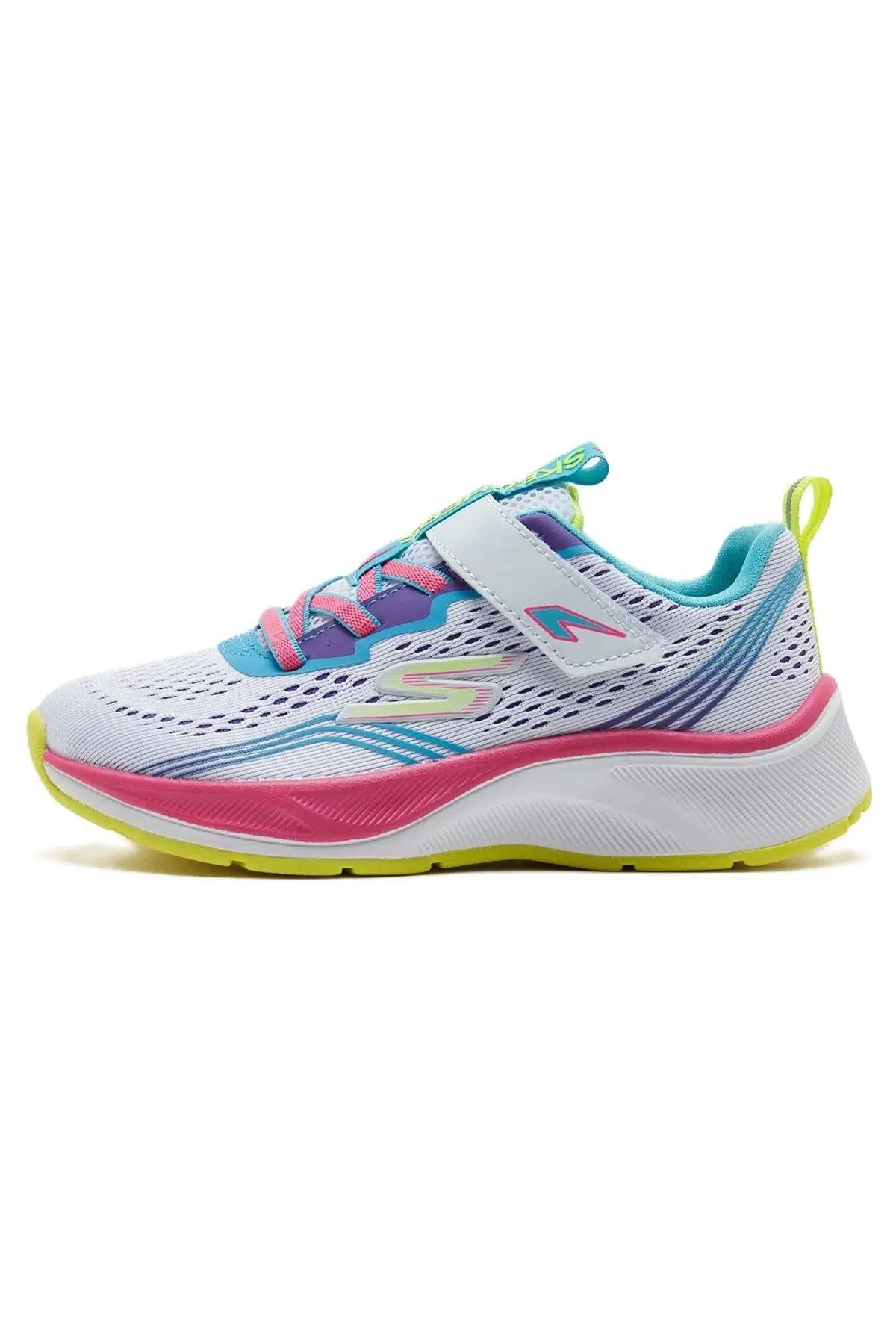 Skechers Elite Sport Pro Kids Sneaker Lastik Bağcıklı Cırtlı Çocuk Ayakkabısı Beyaz
