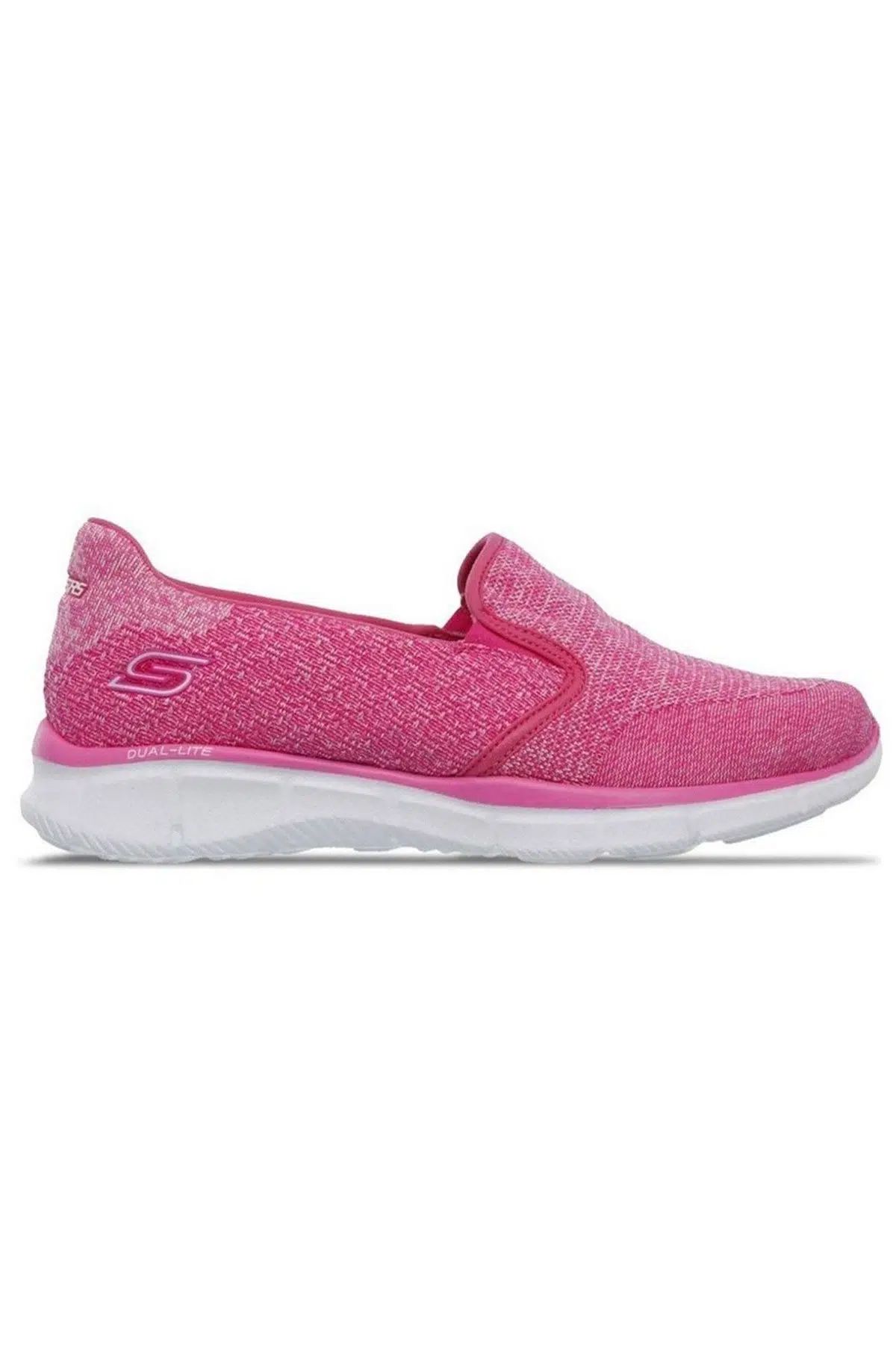 Skechers Equalizer-Say Something Memory Foam Womens Sneaker Hafızalı Taban Bağcıksız kadın Günlük Spor Ayakkabı Pembe