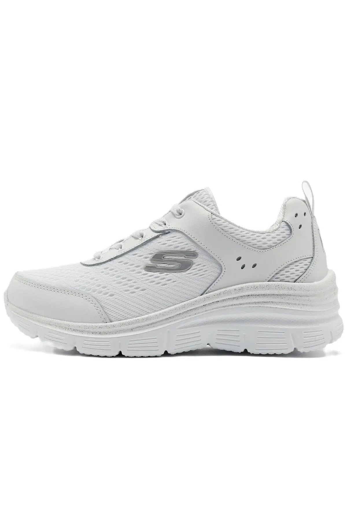 Skechers Fashion Fit Air Cooled Memory Foam Sneaker Hafızalı Taban Kadın Günlük Spor Ayakkabı Beyaz