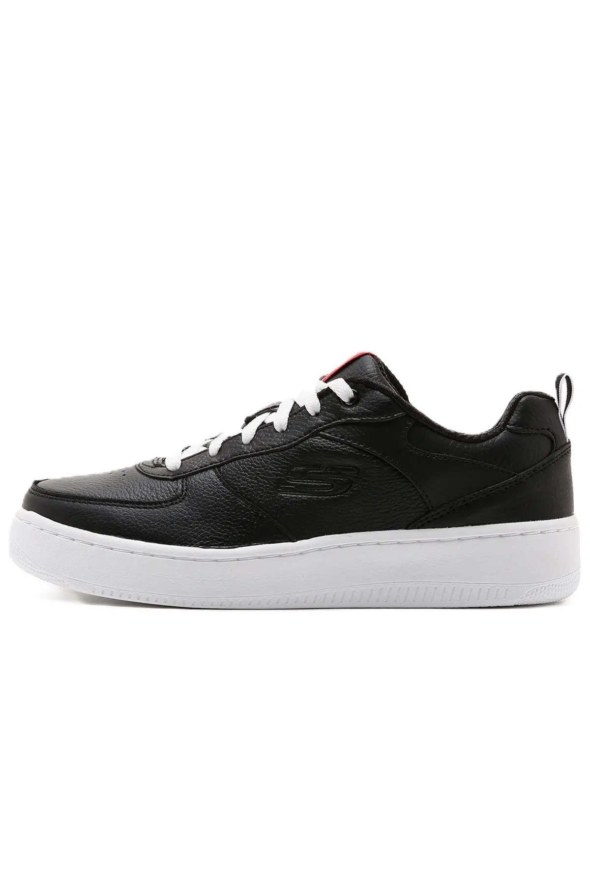 Skechers Sport Court 92-Illustrious Leather Memory Foam Womens Sneaker Hakiki Deri Hafızalı Taban Kadın Günlük Spor Ayakkabı Siyah