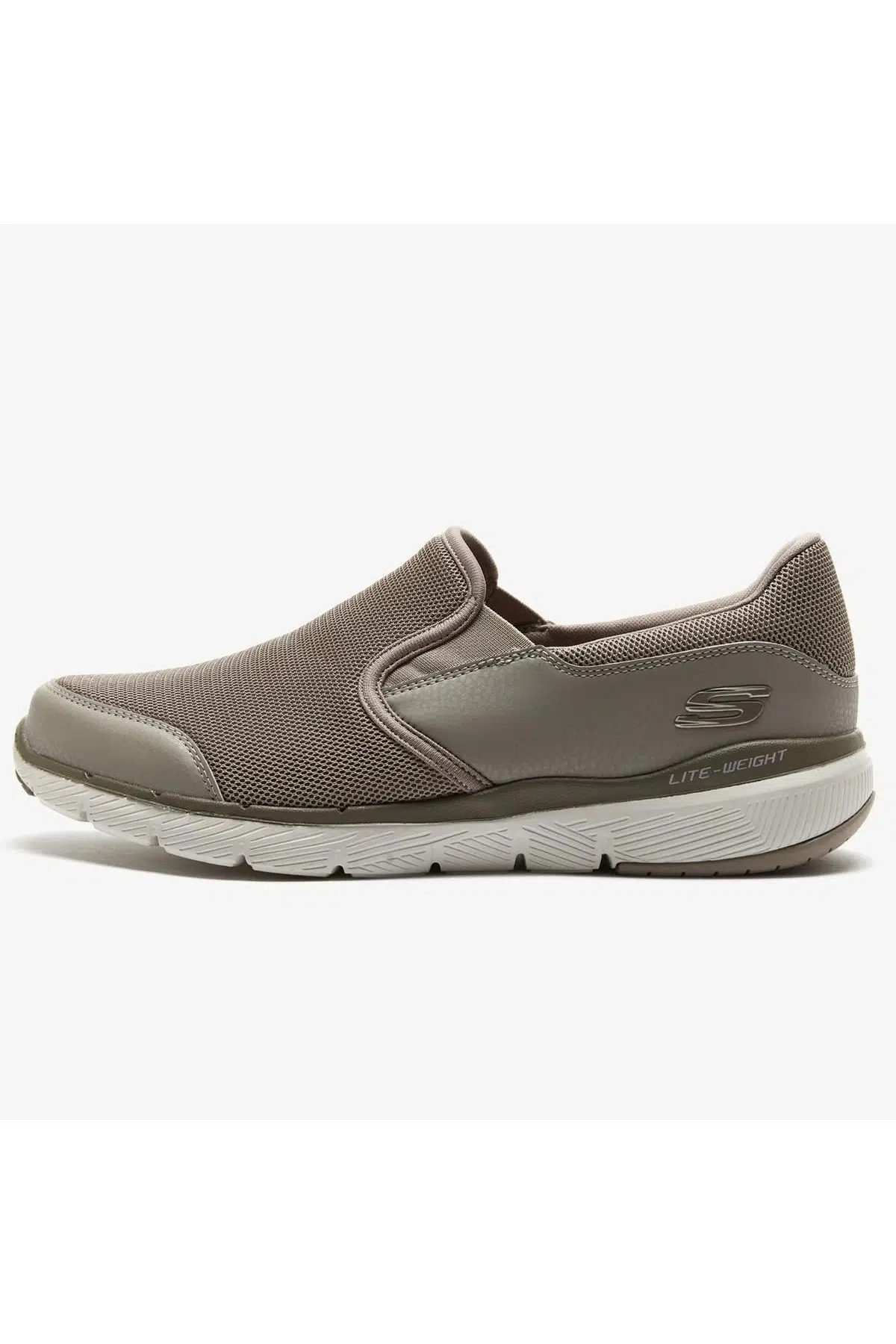 Skechers Flex Advantage 3 Memory Foam Taban Bağcıksız Günlük Spor Ayakkabı Krem