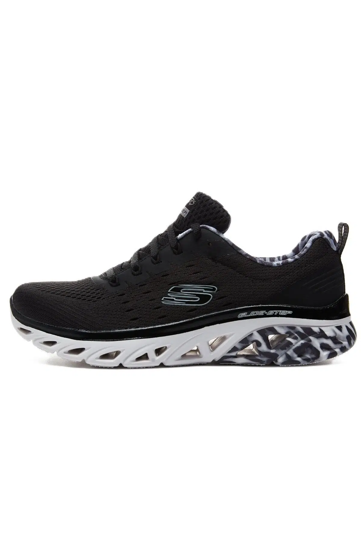 Skechers Glide-Step Sport-Stay Wild Womens Sneaker Kadın Günlük Spor Ayakkabı Siyah