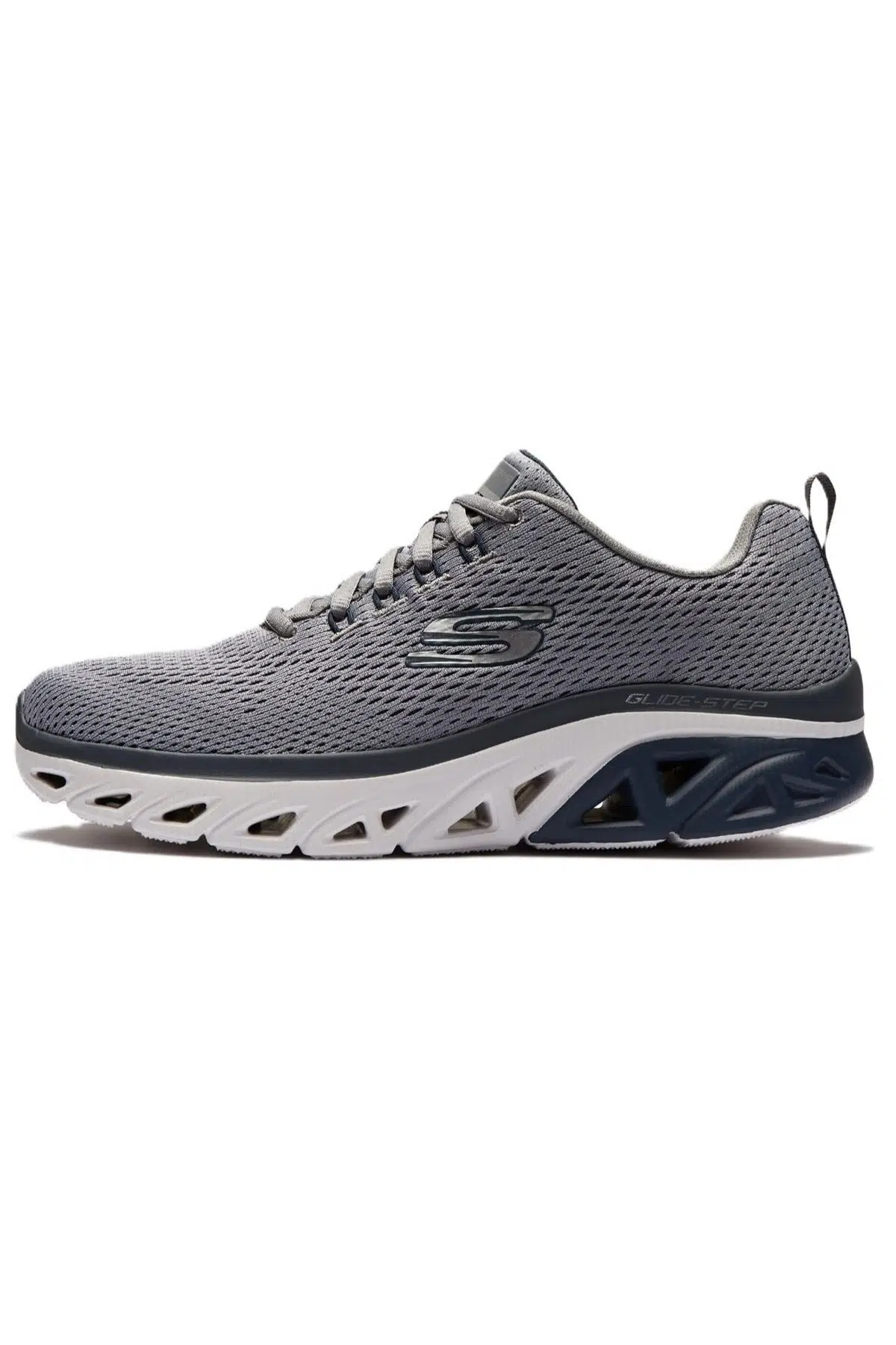 Skechers Glide-Step Sport-Wave Heat Memory Foam Mens Walking Shoes Hafızalı Taban Unisex Yürüyüş Ayakkabısı Gri