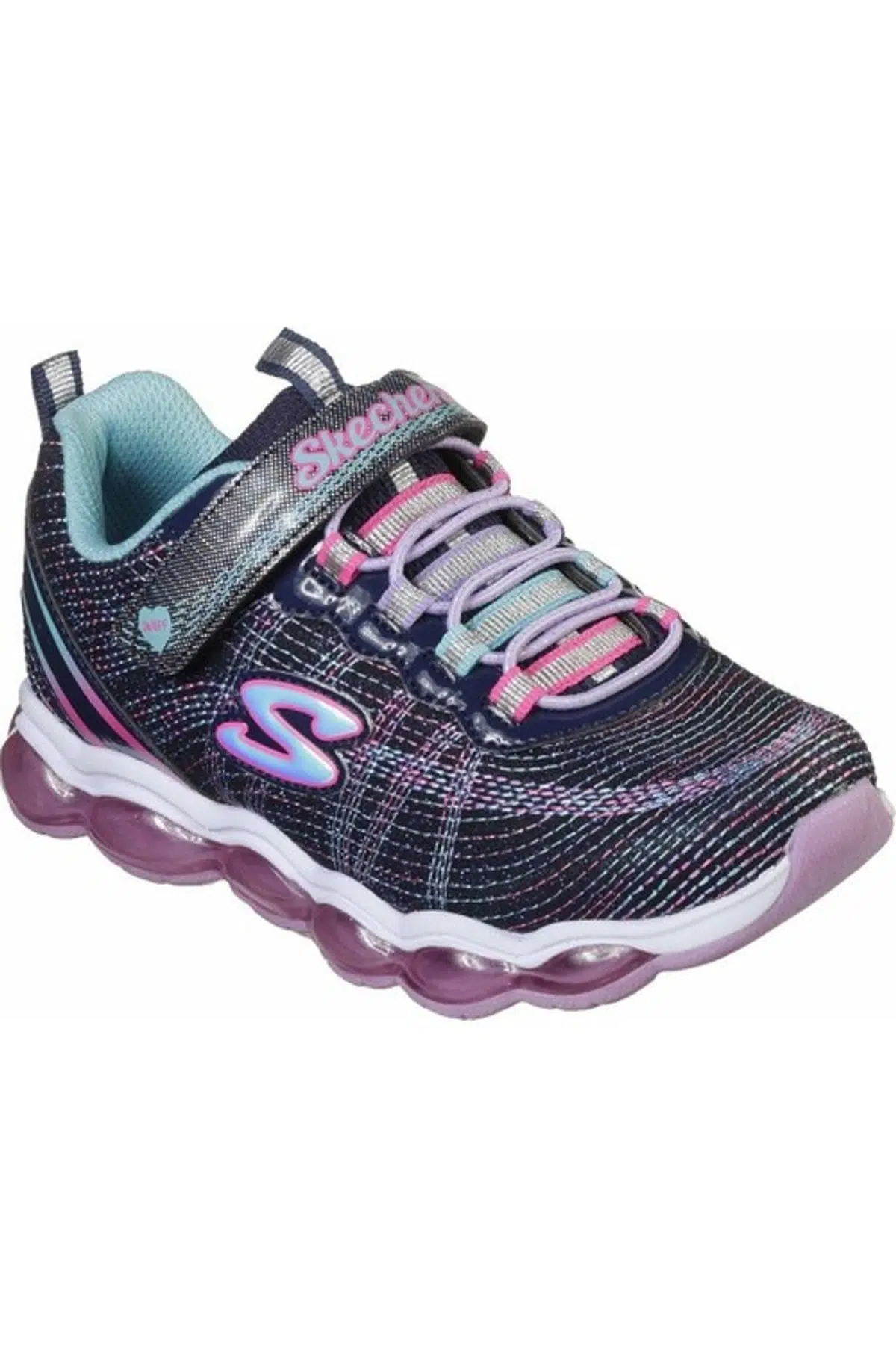 Skechers Glimmer Lights Işıklı Kız Çocuk Lacivert Spor Ayakkabı 10833L NVMT