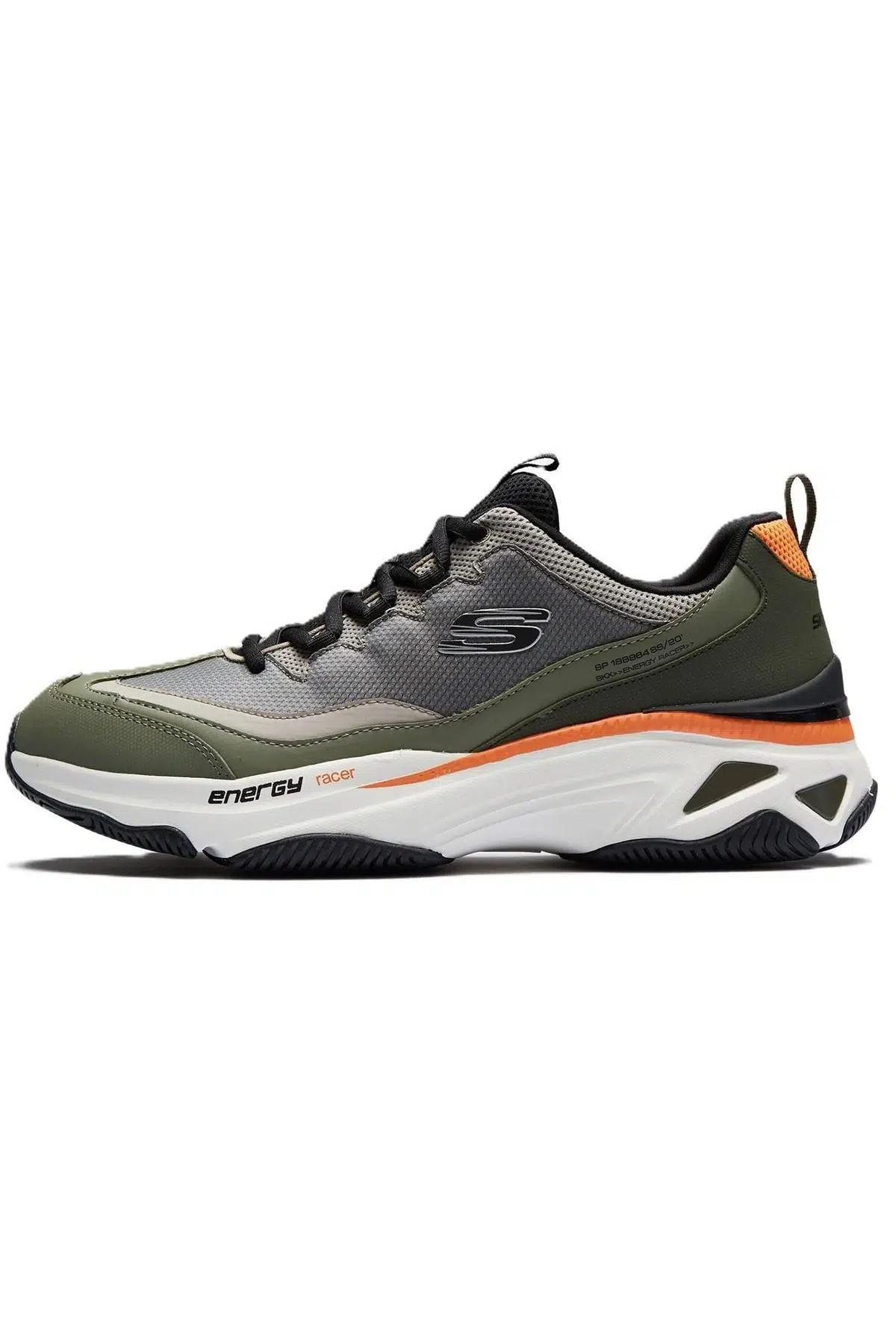 Skechers Energy Racer-Swift Lift Hafızalı taban Haki Erkek Yürüyüş Ayakkabısı