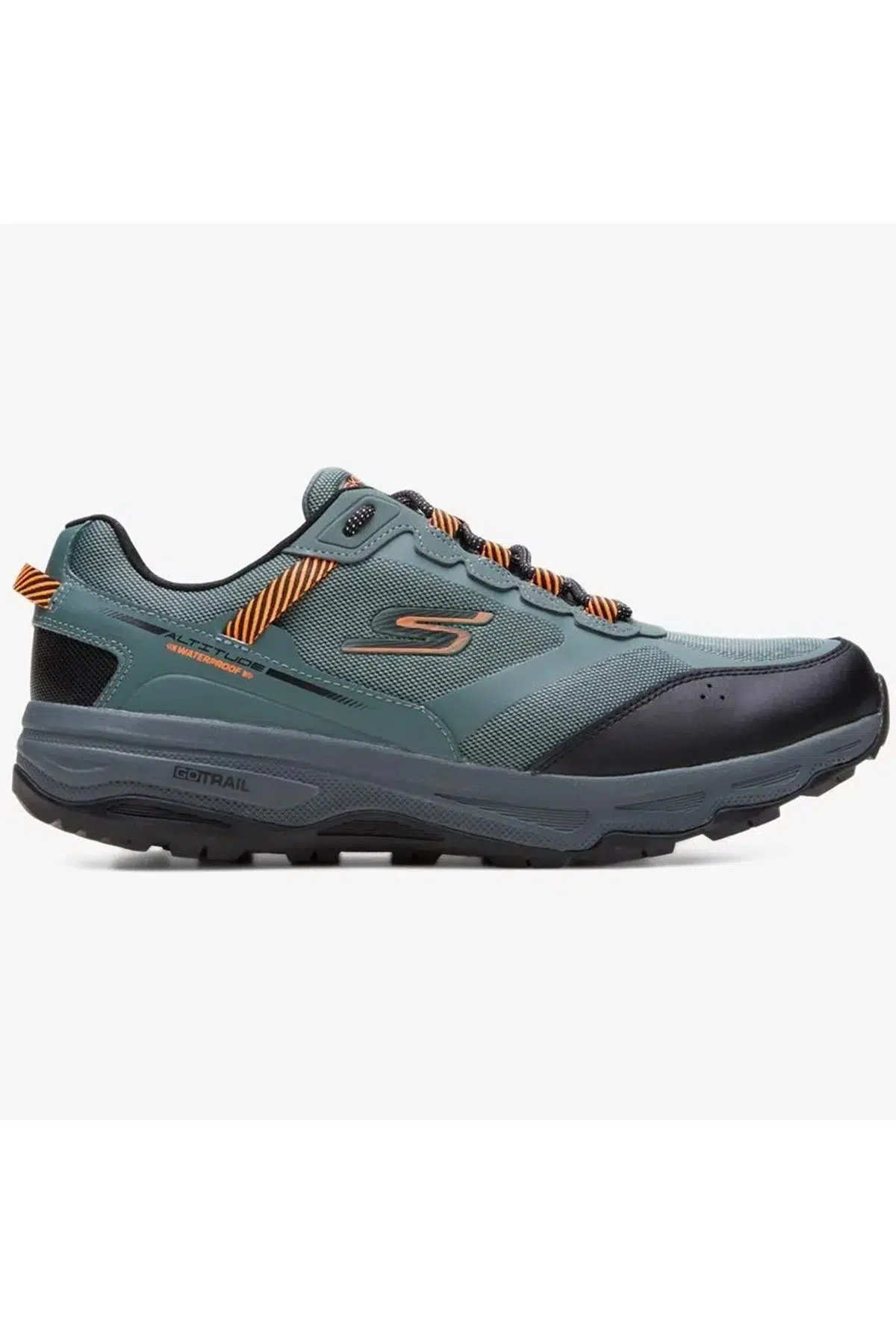 Skechers Go Run Trail-Altitude Impervios Leather Waterproff Mens Outdoor Shoes Hakiki Deri Su Geçirmez Erkek Outdoor Ayakkabı Yeşil