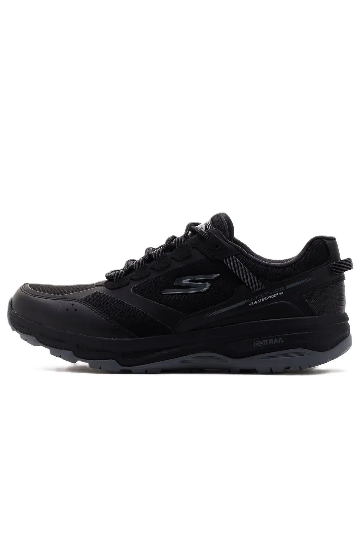 Skechers Go Run Trail-Altitude Impervios Leather Waterproff Mens Outdoor Shoes Hakiki Deri Su Geçirmez Erkek Outdoor Ayakkabı Siyah