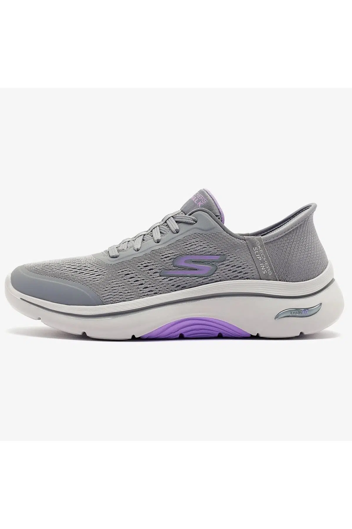 Skechers Go Walk Arch-Fit 2.0-Valencia Womens Walking Shoes Kadın Yürüyüş Ayakkabısı Gri