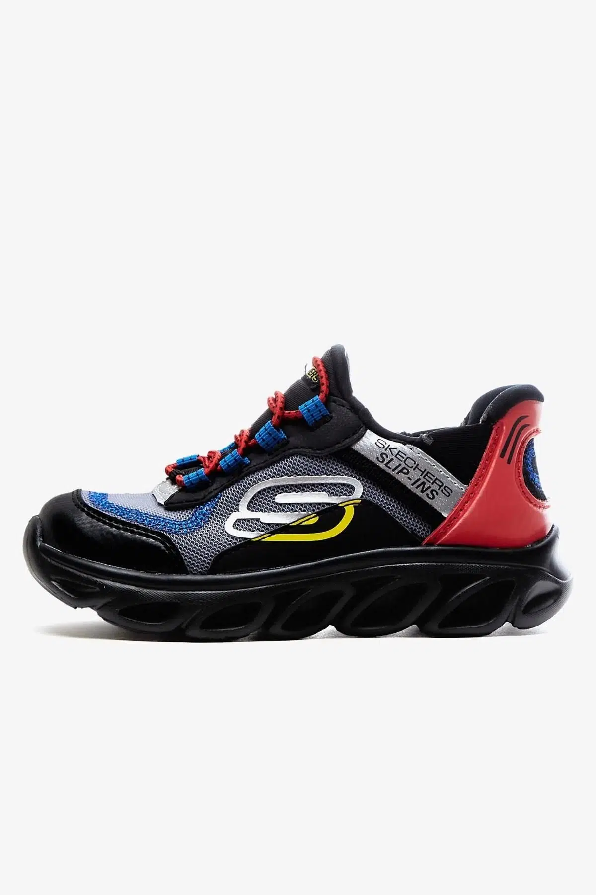Skechers Hands Free Memory Foam Topuğa Bas Giy Lastik ipli Çocuk Spor Ayakkabı Siyah