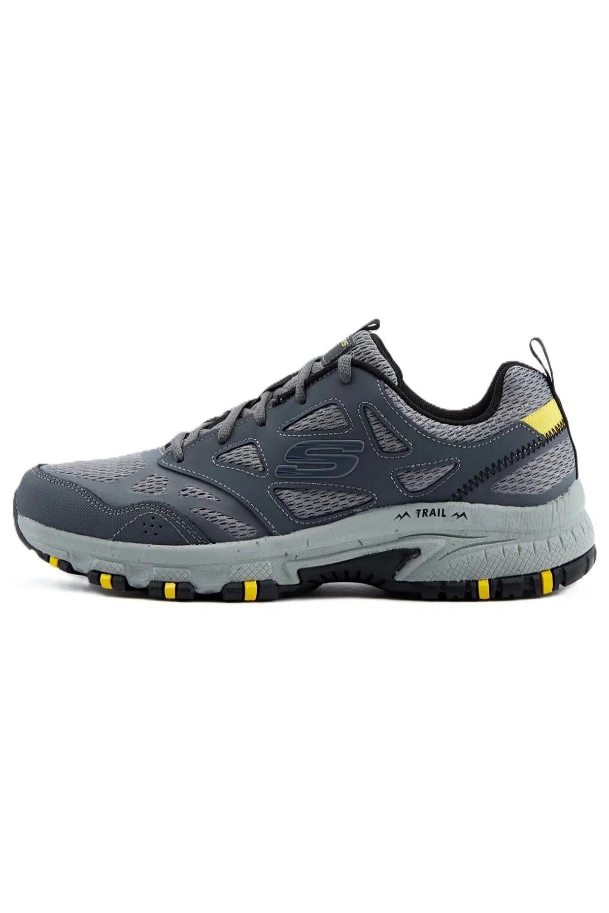 Skechers Hillcrest Leather Memory Foam Outdoor Sneaker Hafızalı Taban Hakiki Deri Erkek Outdoor Ayakkabı Gri