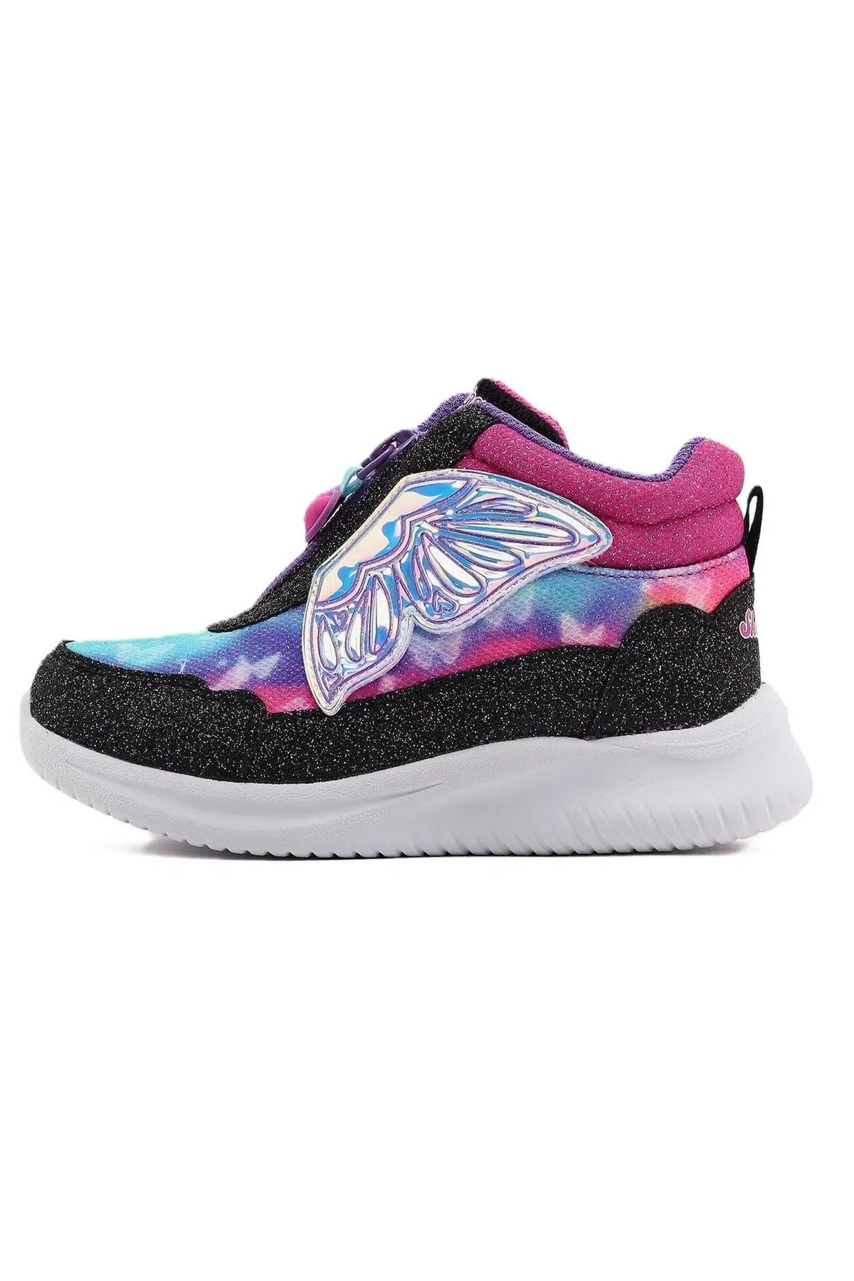 Skechers Jumpsters Kids Sneaker Bilekli Fermuarlı Işıklı Günlük Çocuk Spor Ayakkabı Pembe-Siyah