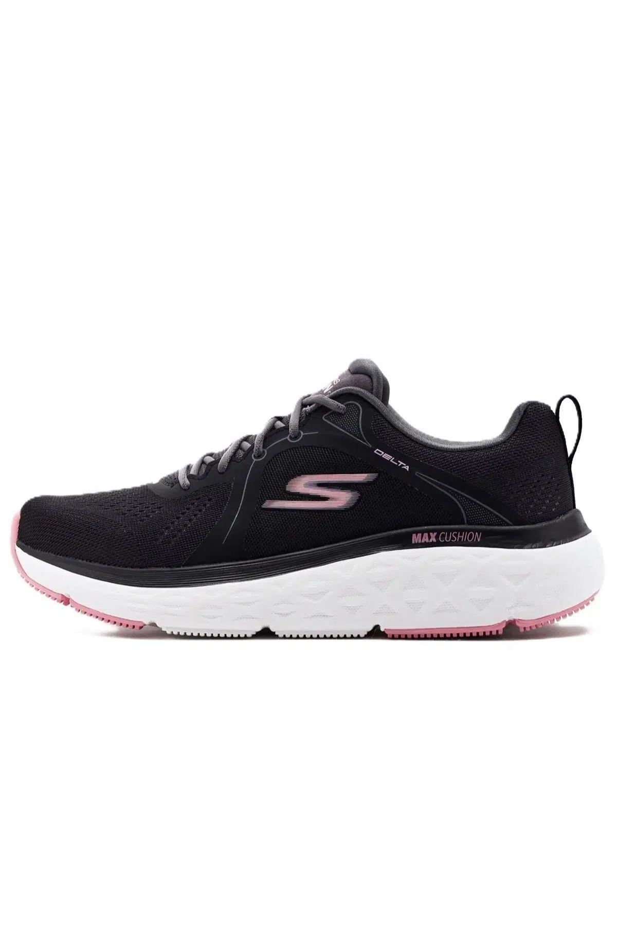 Skechers Max Cushioning Delta-Smooth Stride Womens Running Black Kadın Koşu Yürüyüş Ayakkabısı Siyah