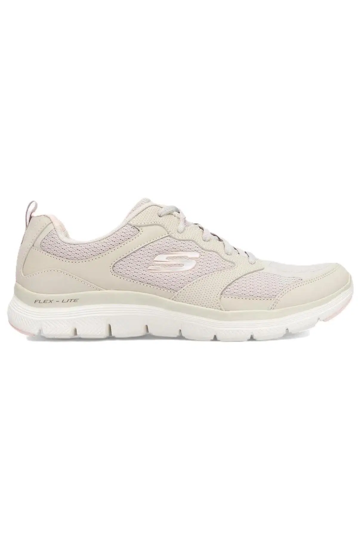 Skechers Flex Appeal 4.0 Memory Foam Leather Womens Walking Shoes Hafızalı Taban Hakiki Deri Kadın Yürüyüş Ayakkabısı Bej 