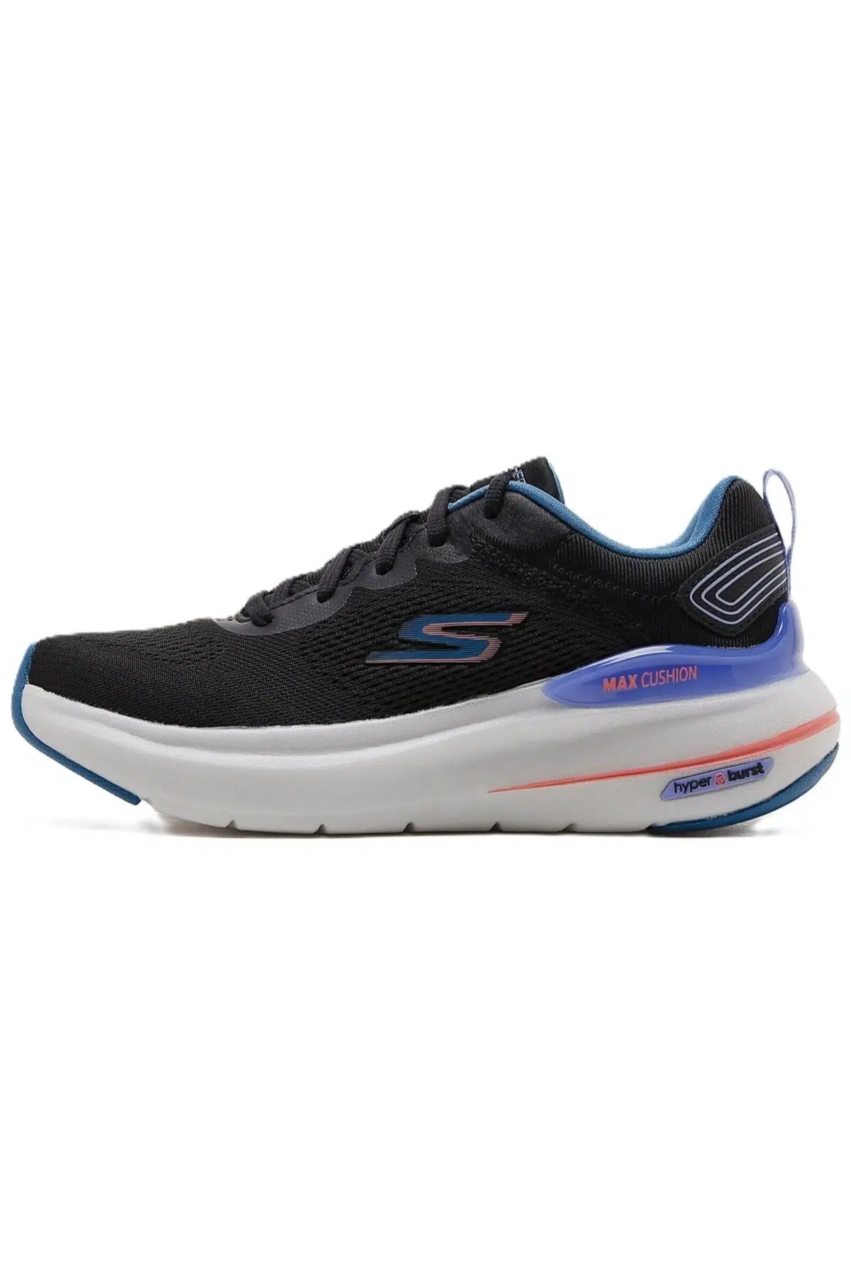 Skechers Max Cushioning Hyper Burst Womens Running Shoes Kadın Yürüyüş Koşu Ayakkabısı Siyah