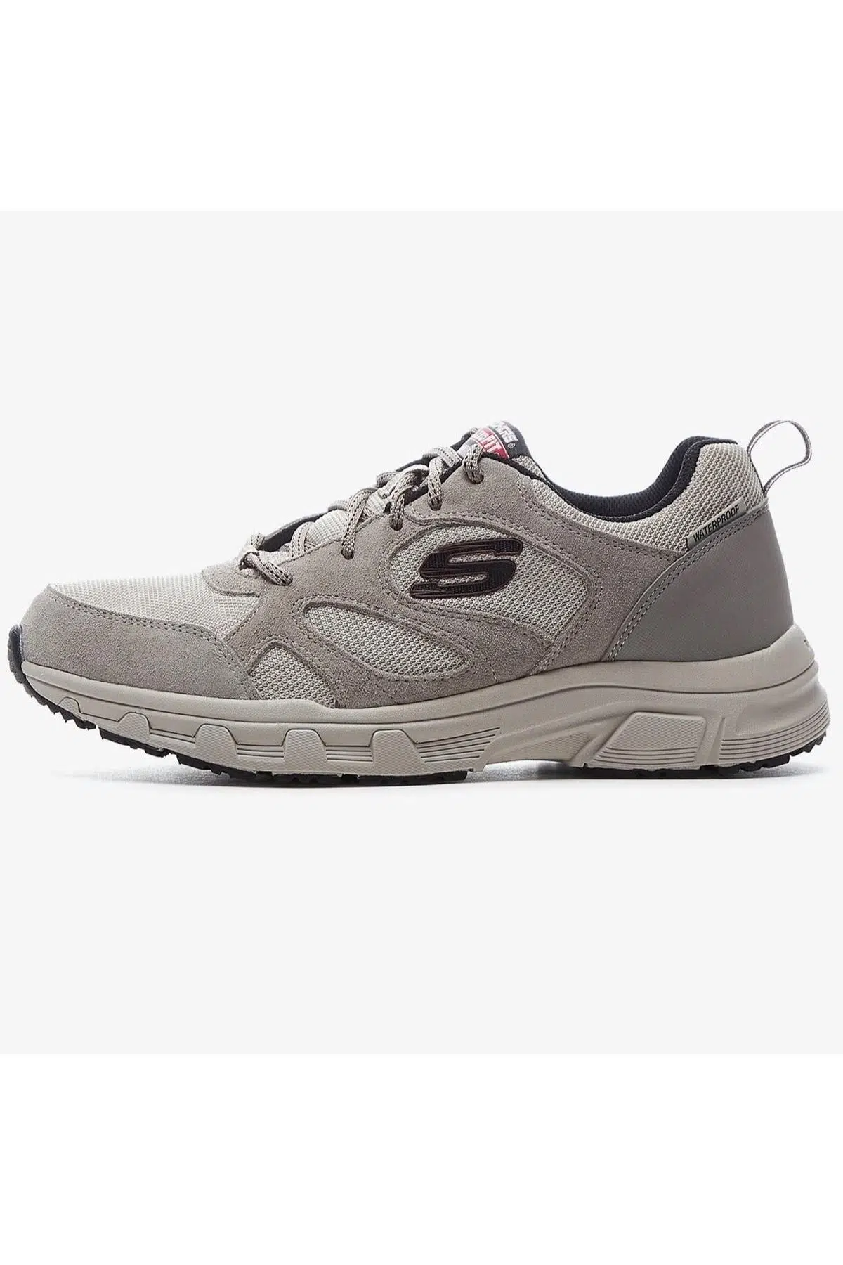 Skechers Oak Canyon Waterproff Leather Memory Foam Outdoor Mens Sneaker Hakiki Deri Hafızalı Taban Su Geçirmez Erkek Outdoor Ayakkabı Bej 