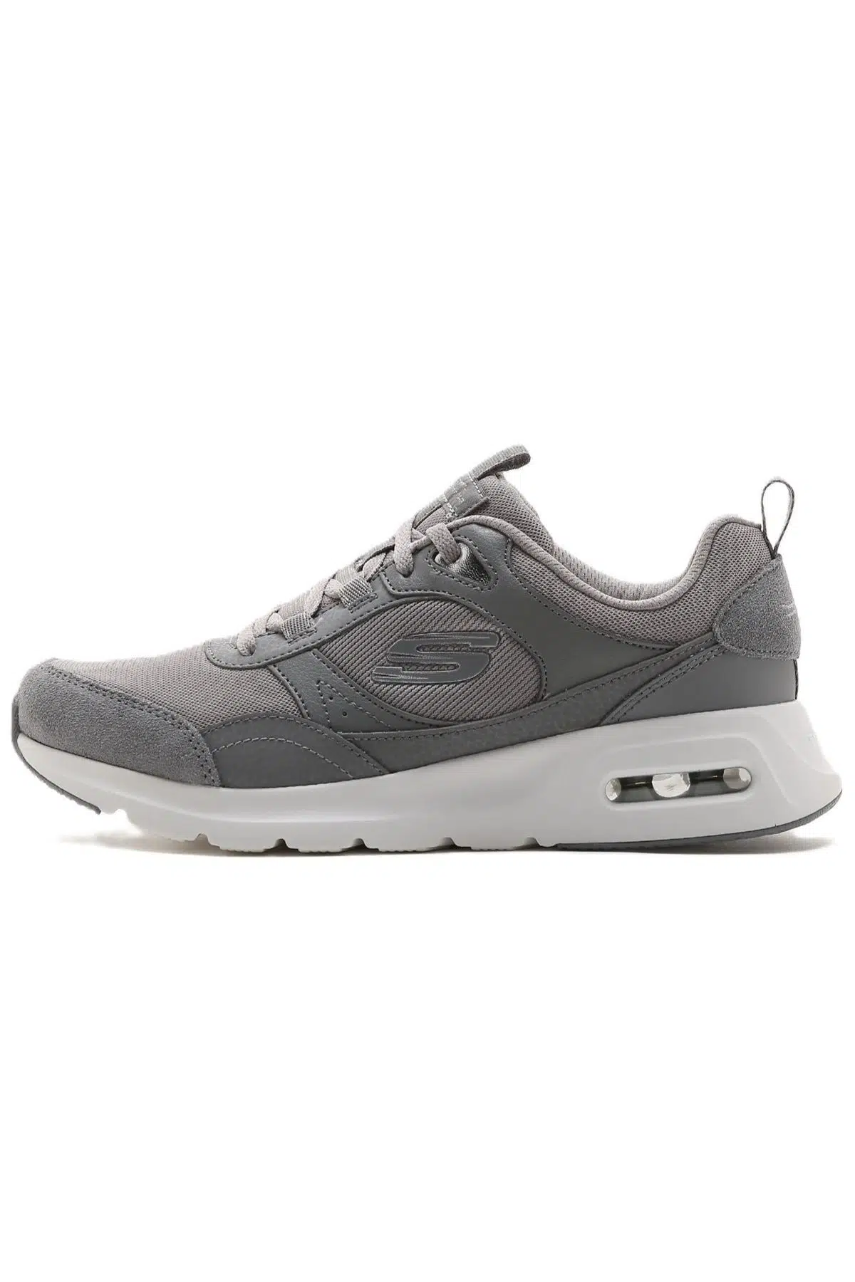 Skechers Skech-Air Court-Good Times Memory Foam Womens Sneaker Hafızalı Taban Kadın Günlük Spor Ayakkabı Gri