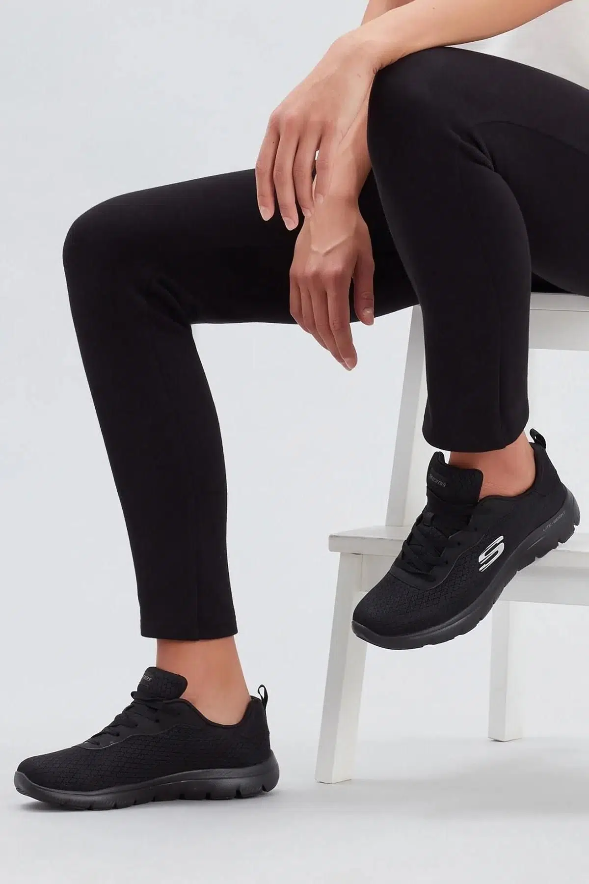 Skechers Summits Air Cooled Memory Foam Black Sneaker Günlük Spor Ayakkabı Siyah