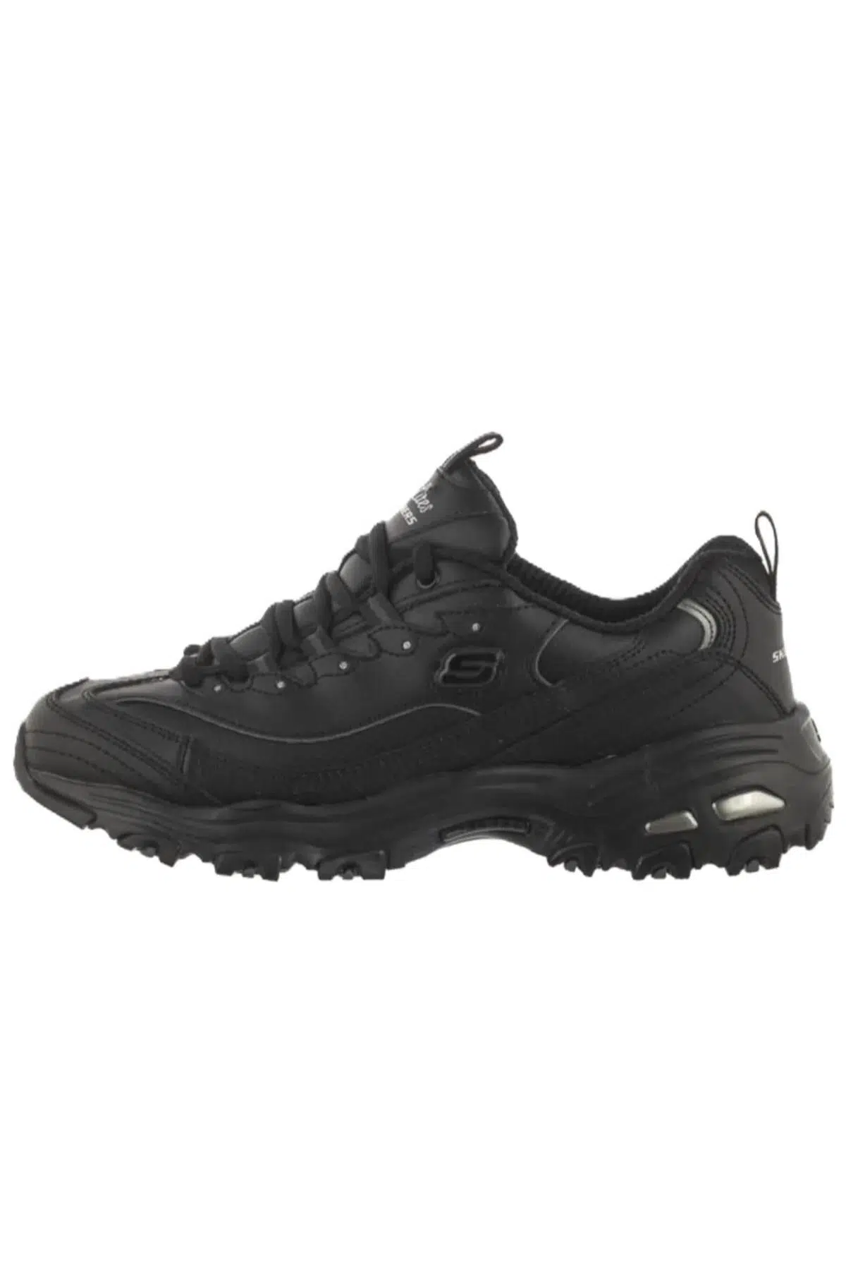 Skechers Summits Air Cooled Memory Foam D'lites Fresh Start Leather Sneaker Hakiki Deri Hafızalı Taban Günlük Spor Ayakkabı Siyah