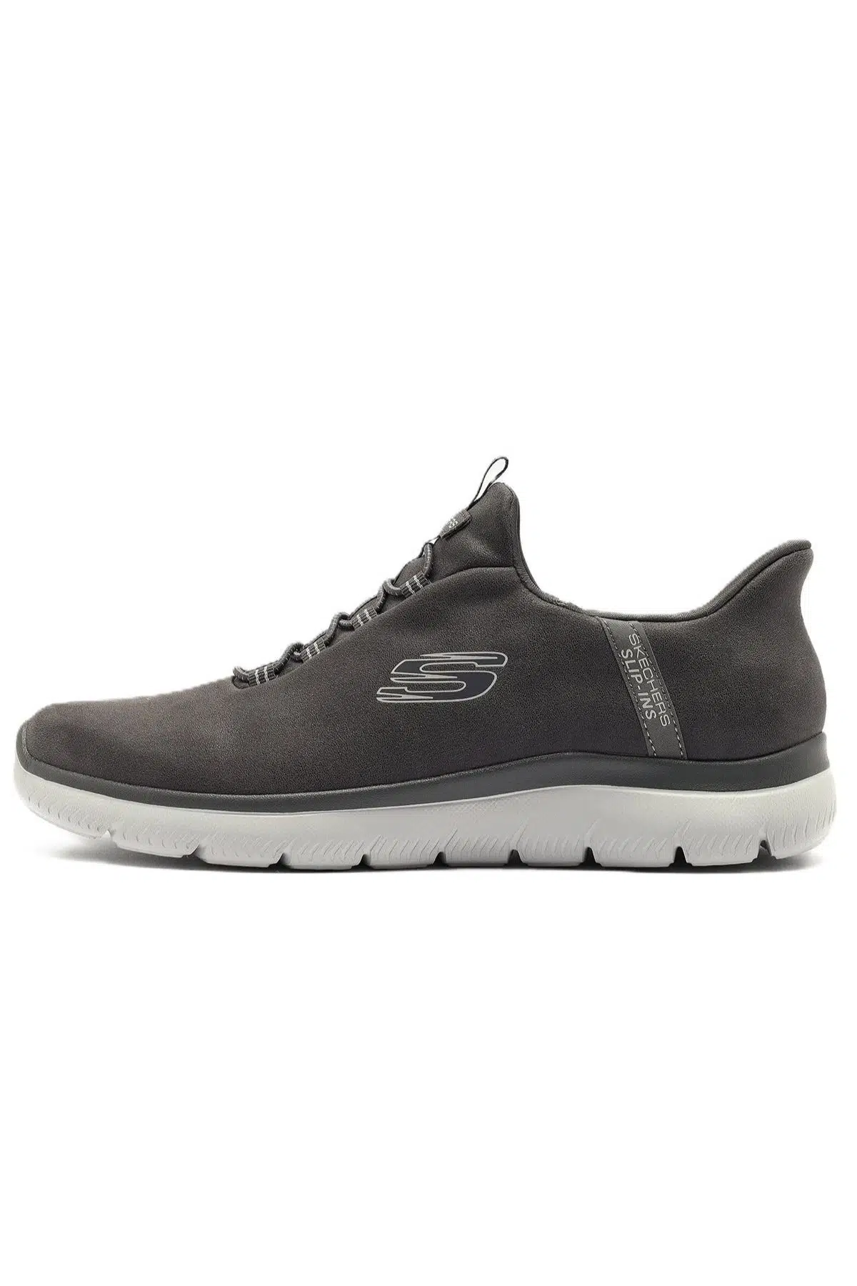 Skechers Summits-Korlo Memory Foam Mens Sneaker Hafızalı Taban Lastik Bağcıklı Erkek Günlük Spor Ayakkabı Gri