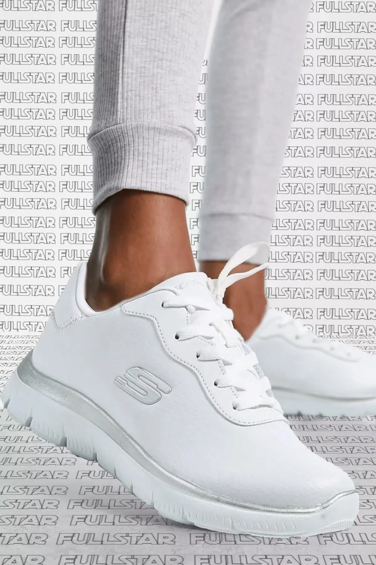 Skechers Summits Memory Foam Leather Sneaker Günlük Kadın Spor Ayakkabı Beyaz 