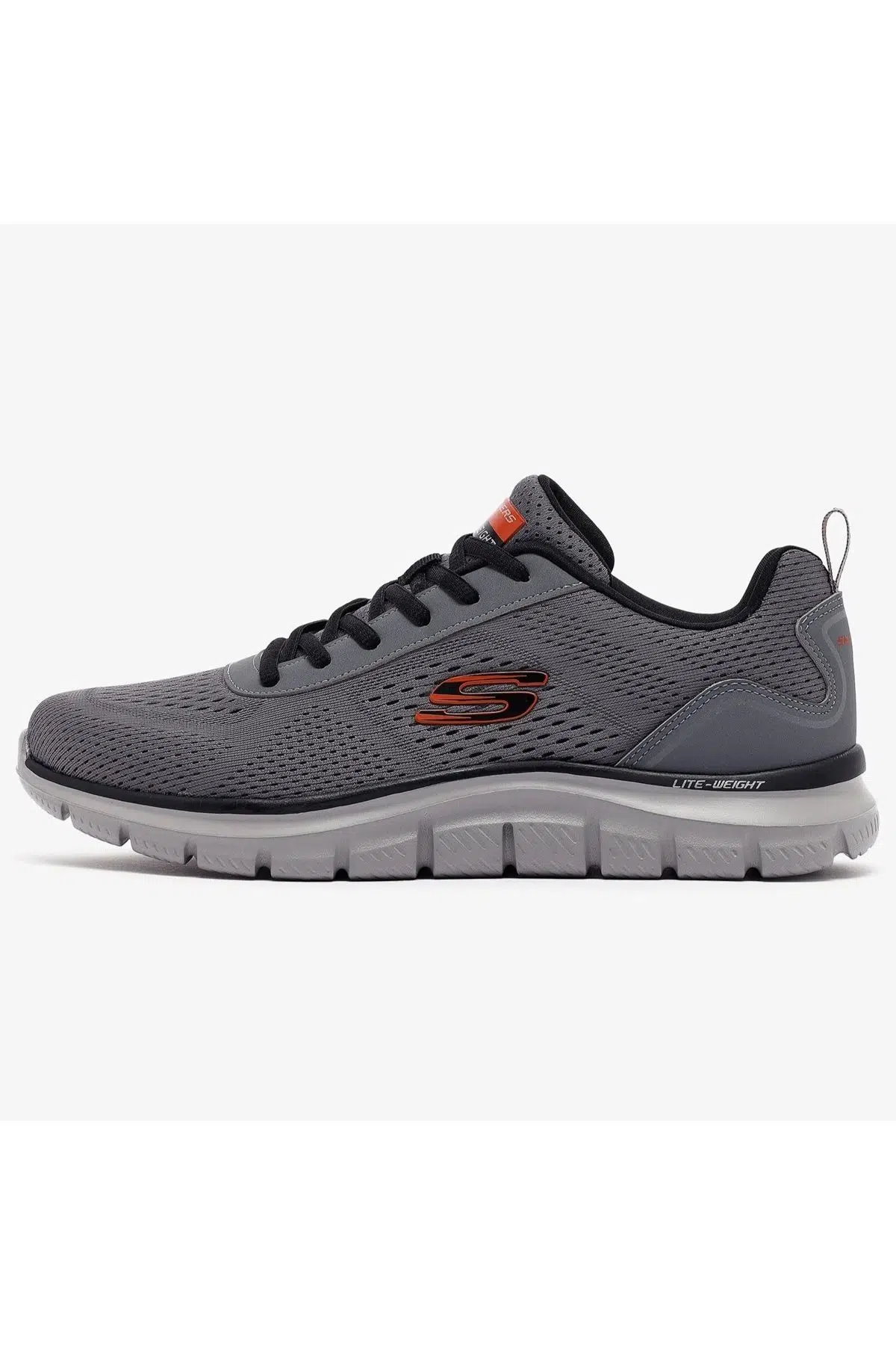 Skechers Track-Leshur Memory Foam Mens Walking Shoes Hafızalı Taban Erkek Yürüyüş Ayakkabısı Gri