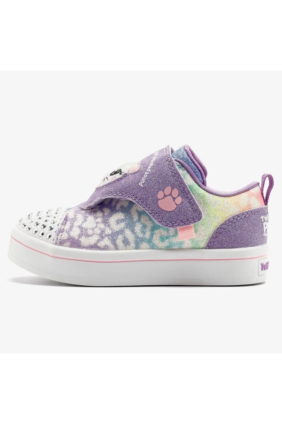 Skechers Twi-Lites-Twinkle Pets Kids Light Sneaker Cırt Cırtlı Işıklı Sesli Çocuk Ayakkabısı Mor
