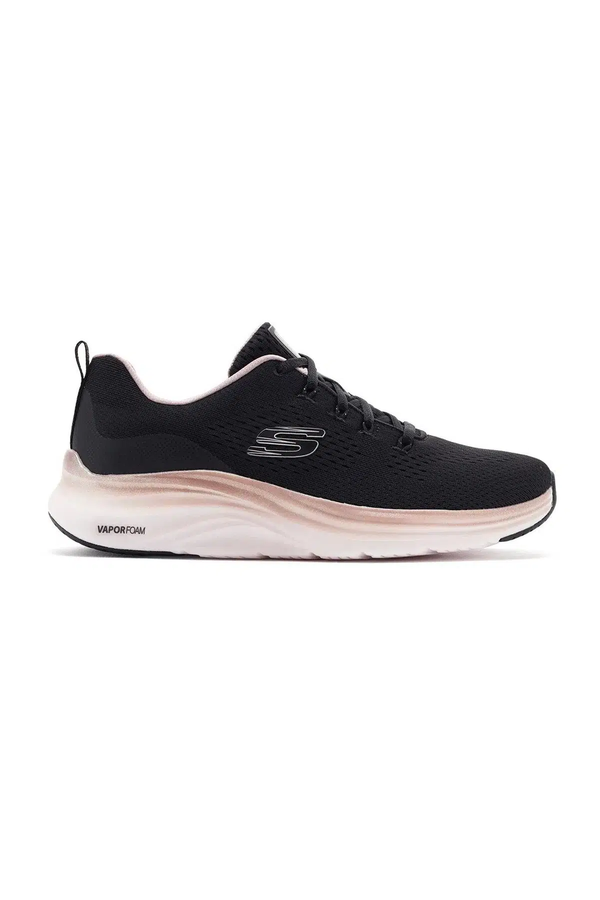 Skechers Vapor Foam - Midnight Glimmer Womens Memory Foam Sneaker Black Hafızalı Taban Kadın Günlük Spor Ayakkabı Siyah