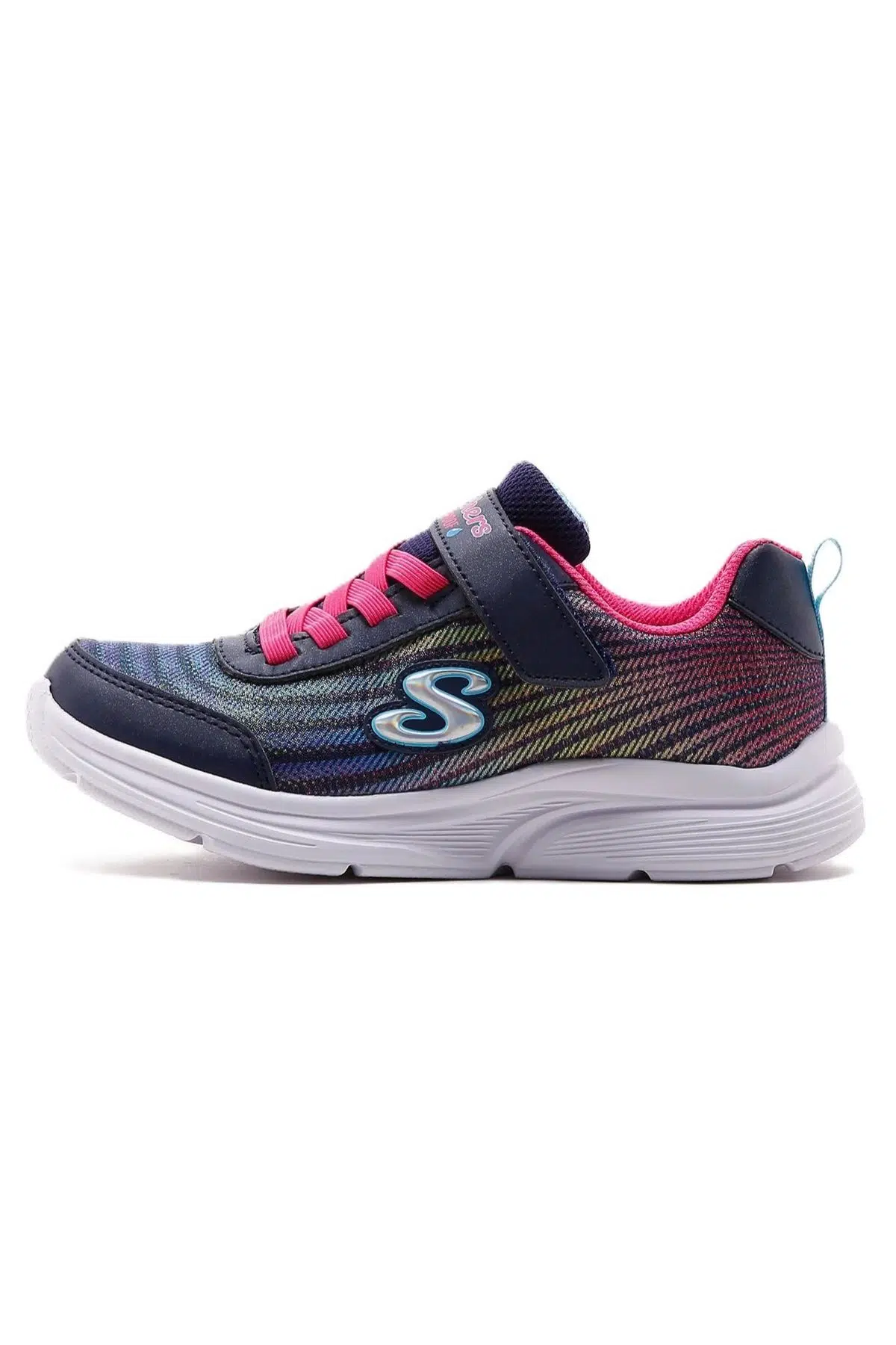  Skechers Wavy Lites-Hydro Crush Waterporff Kids Sneaker Lastik Bağcıklı Cırtlı Su Kaydırma Özellikli Çocuk Günlük Spor Ayakkabı Mor